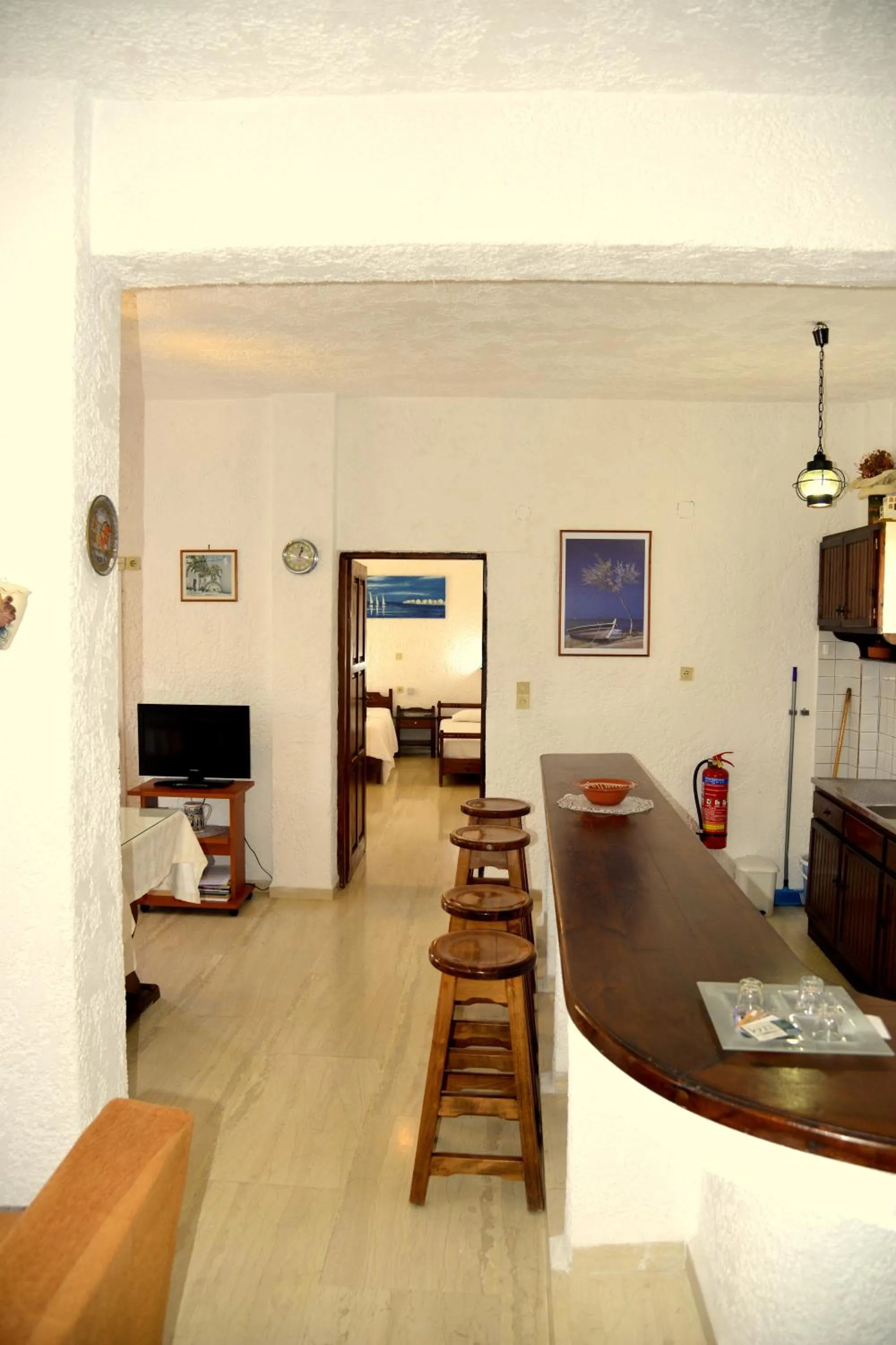 Seating area in Filoxenia Villa