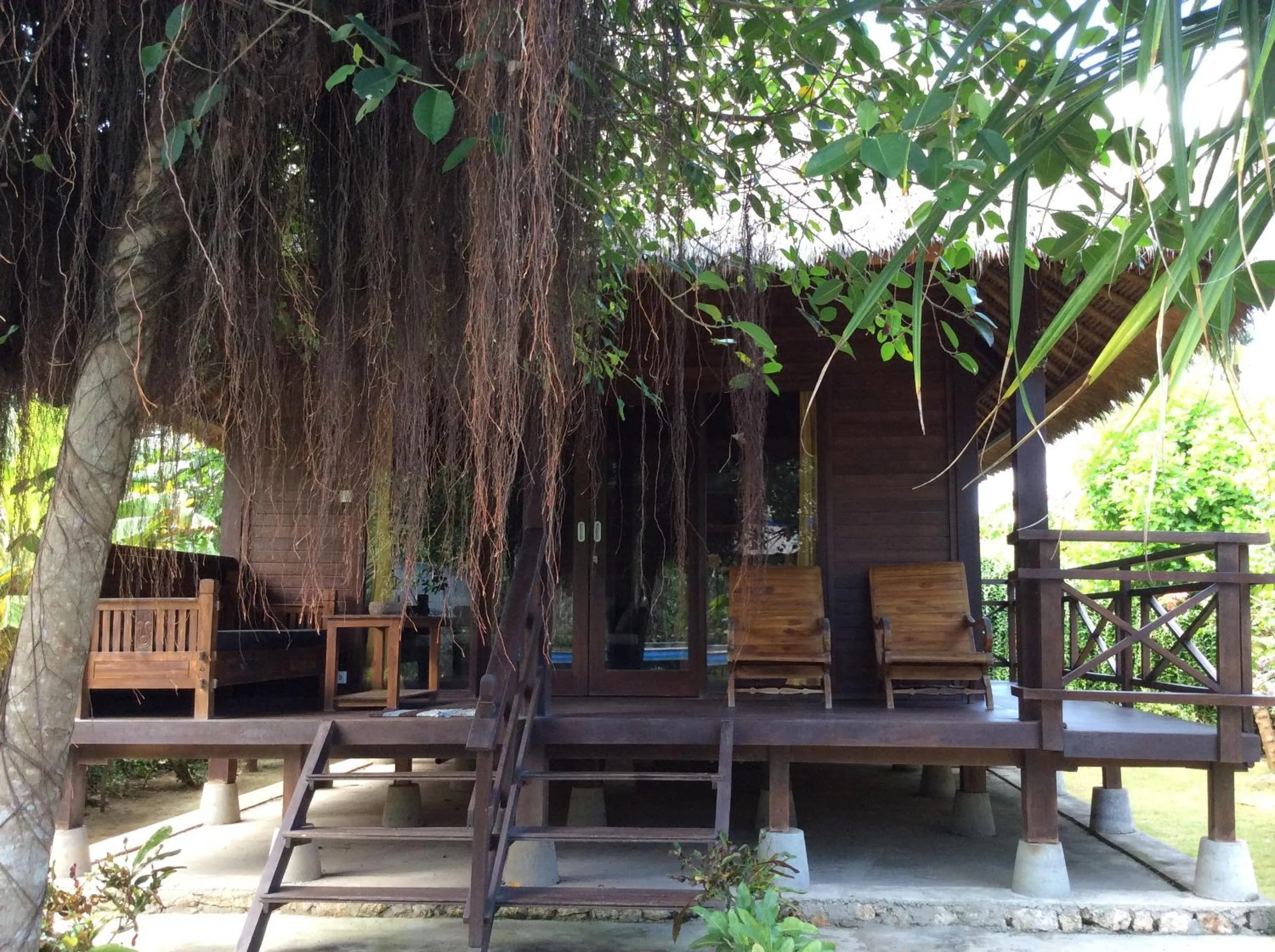 Balcony/Terrace in Sunset Villa Lembongan