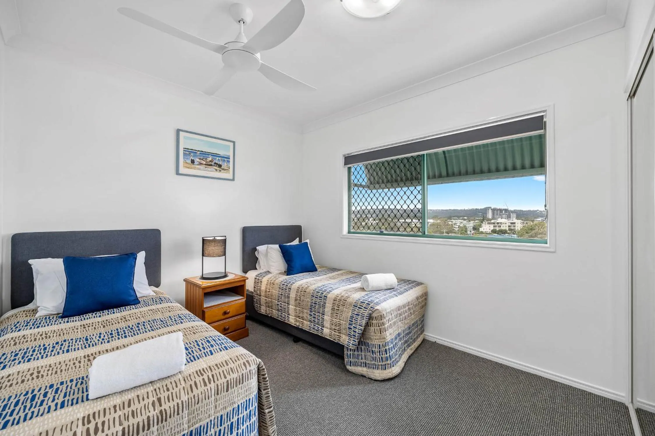 Bed in Sunshine Towers Boutique Apartments