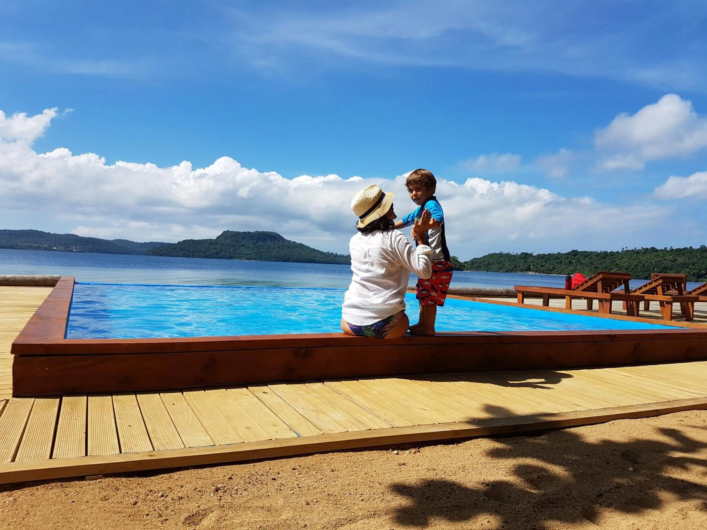 People in Mystic Sands