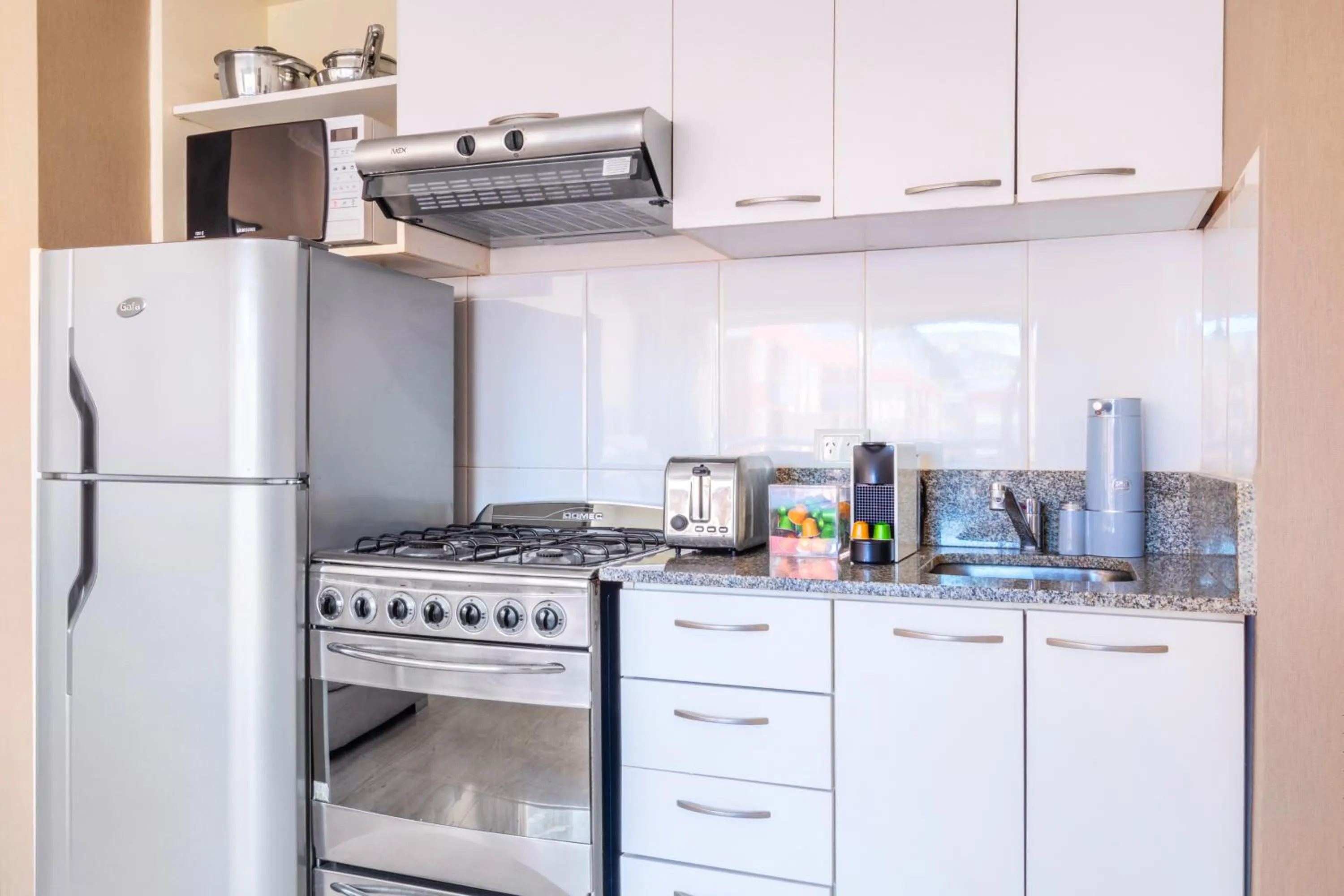 kitchen in Modern Apartments in Puerto Madero