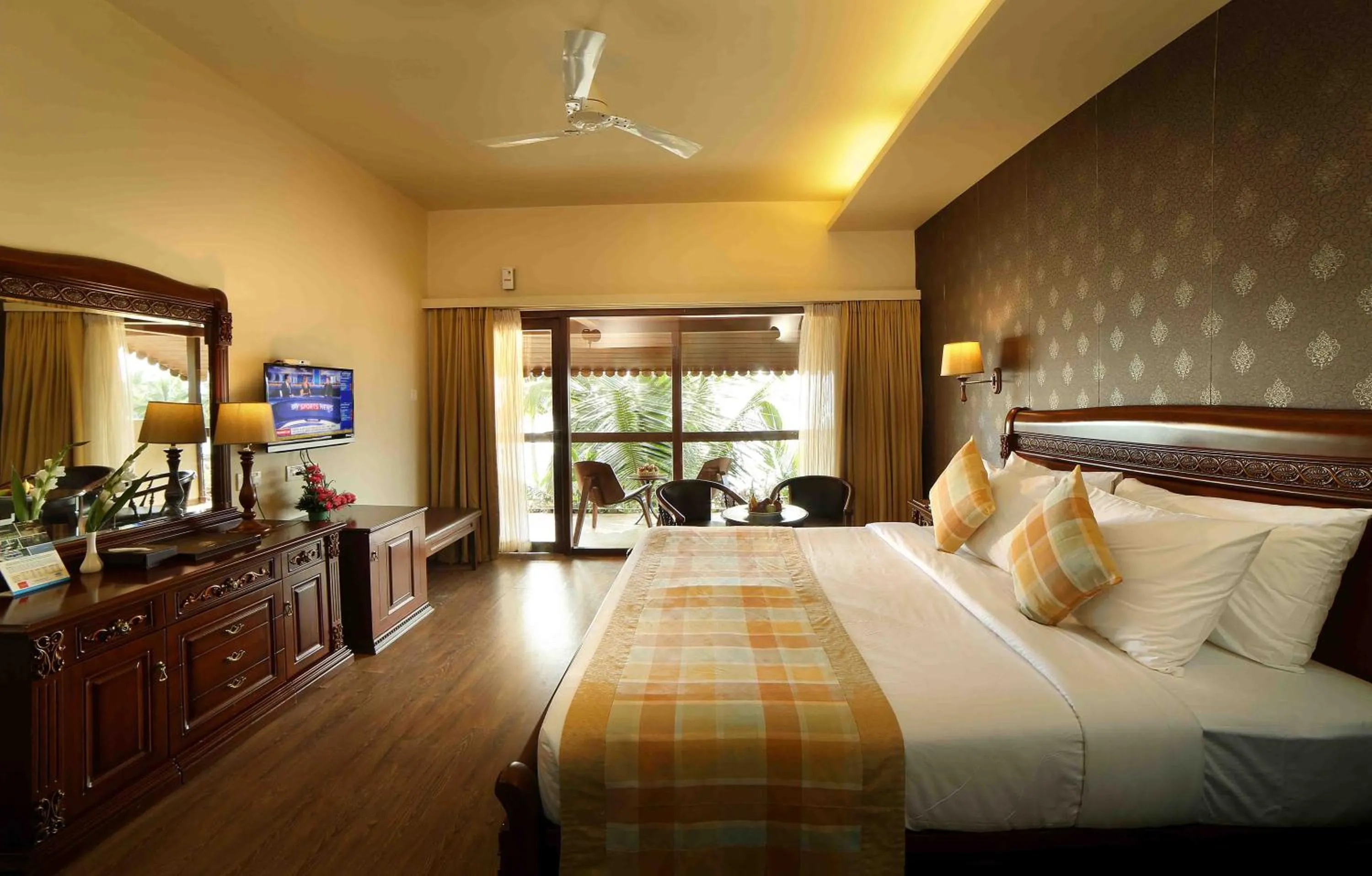 Photo of the whole room, Bed in Uday Samudra Leisure Beach Hotel & Spa