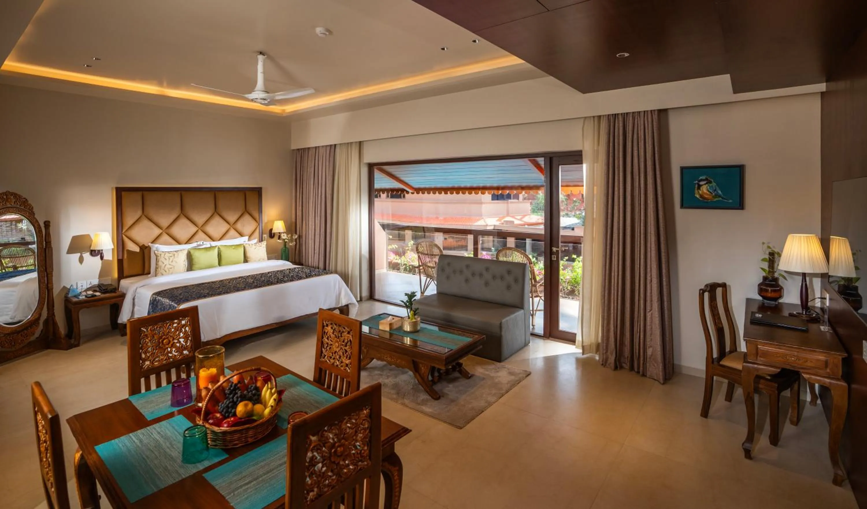 Photo of the whole room, Bed in Uday Samudra Leisure Beach Hotel & Spa