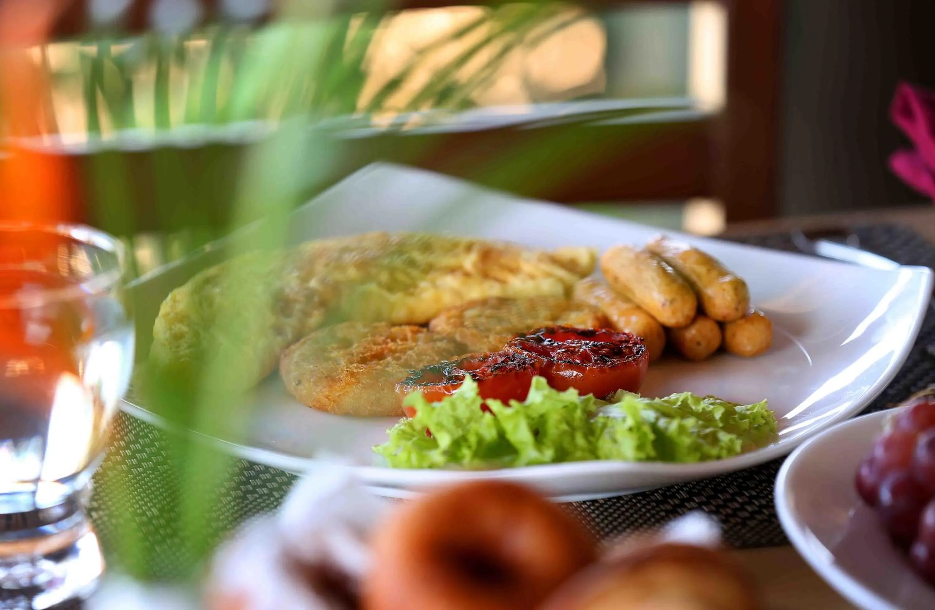 Continental breakfast in Uday Samudra Leisure Beach Hotel & Spa