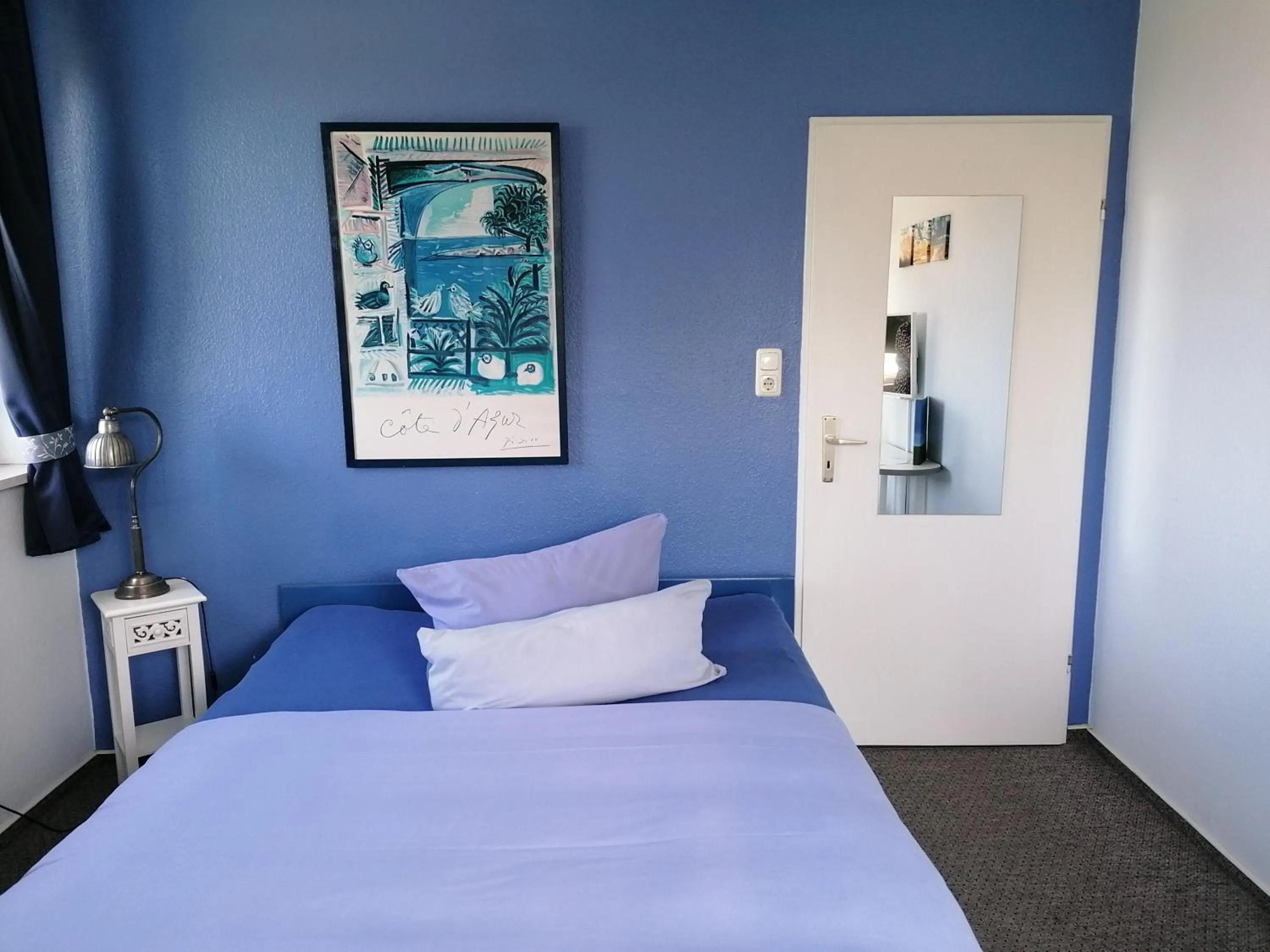 Bedroom, Bed in Hotel Möven-Kieker