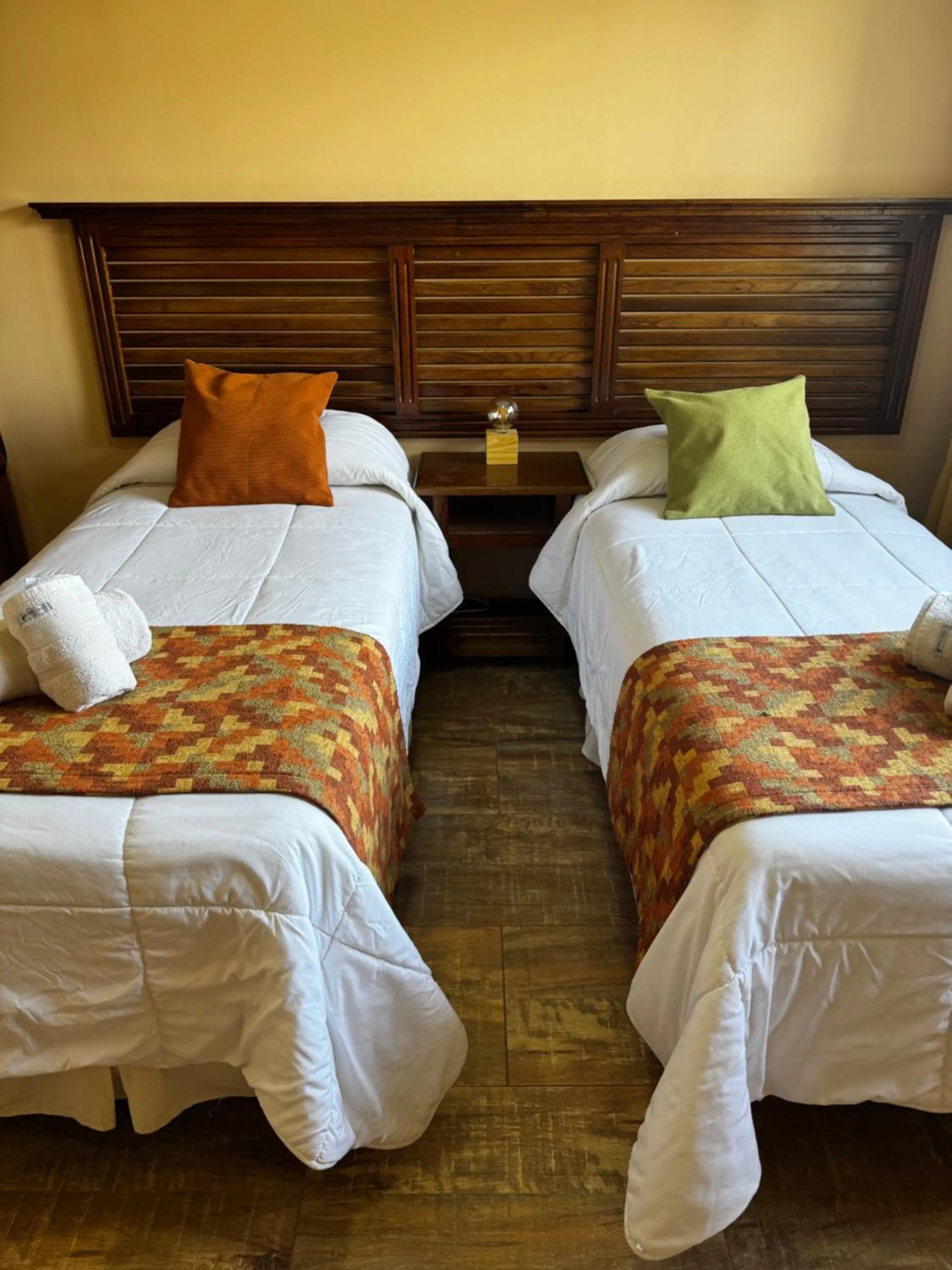 Bed in Patagonia Austral Suites