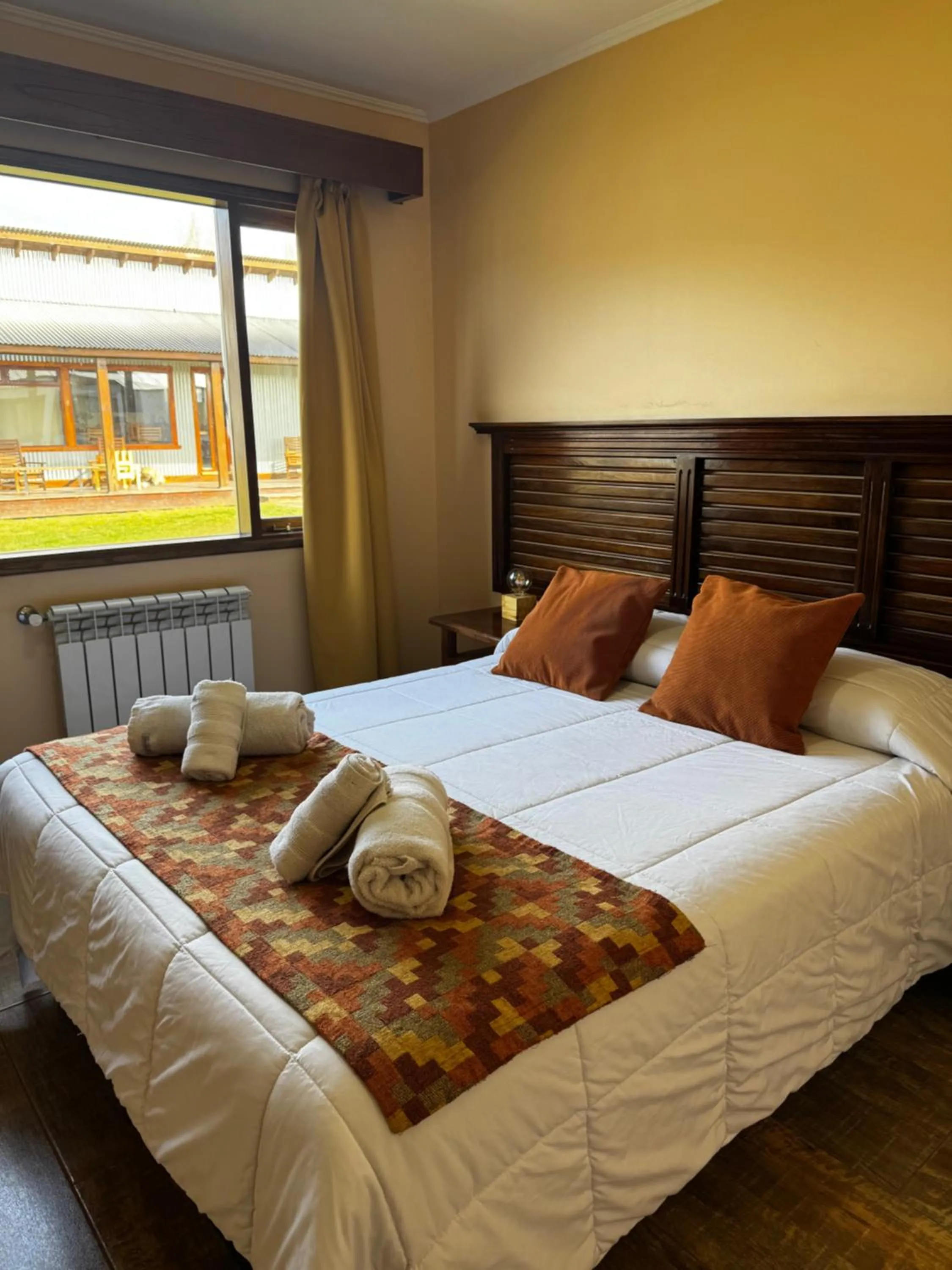 Bed in Patagonia Austral Suites