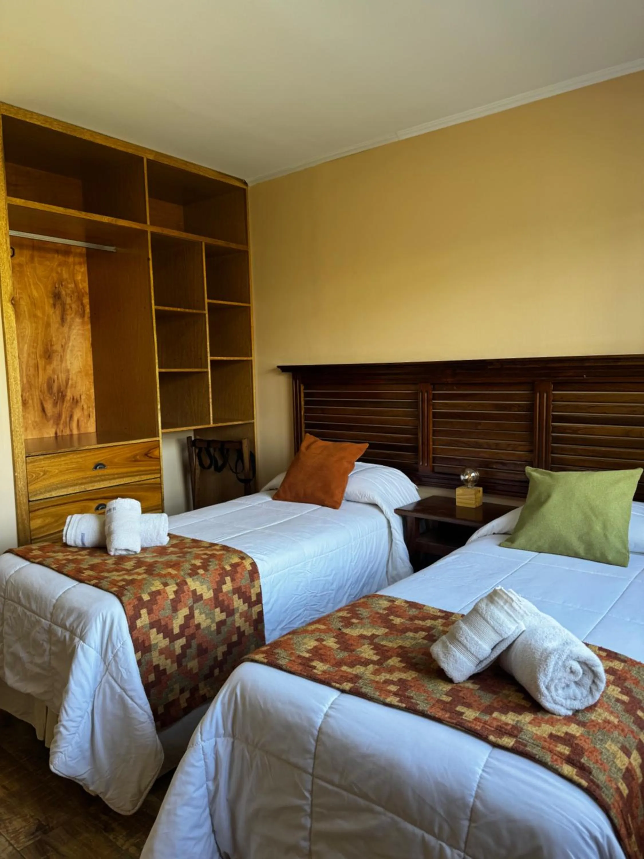 Bed in Patagonia Austral Suites