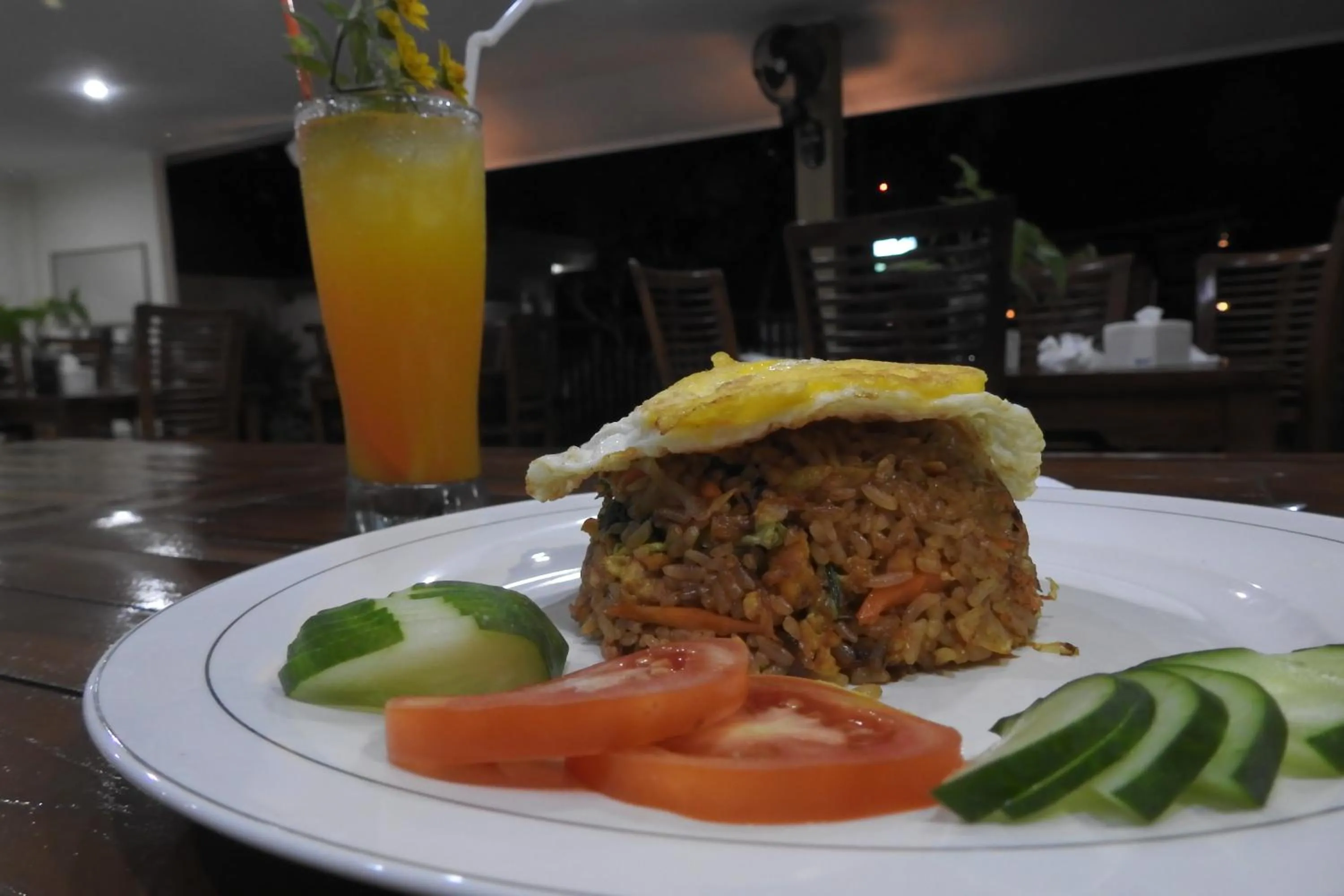 Food and drinks in D'Batur Hotel