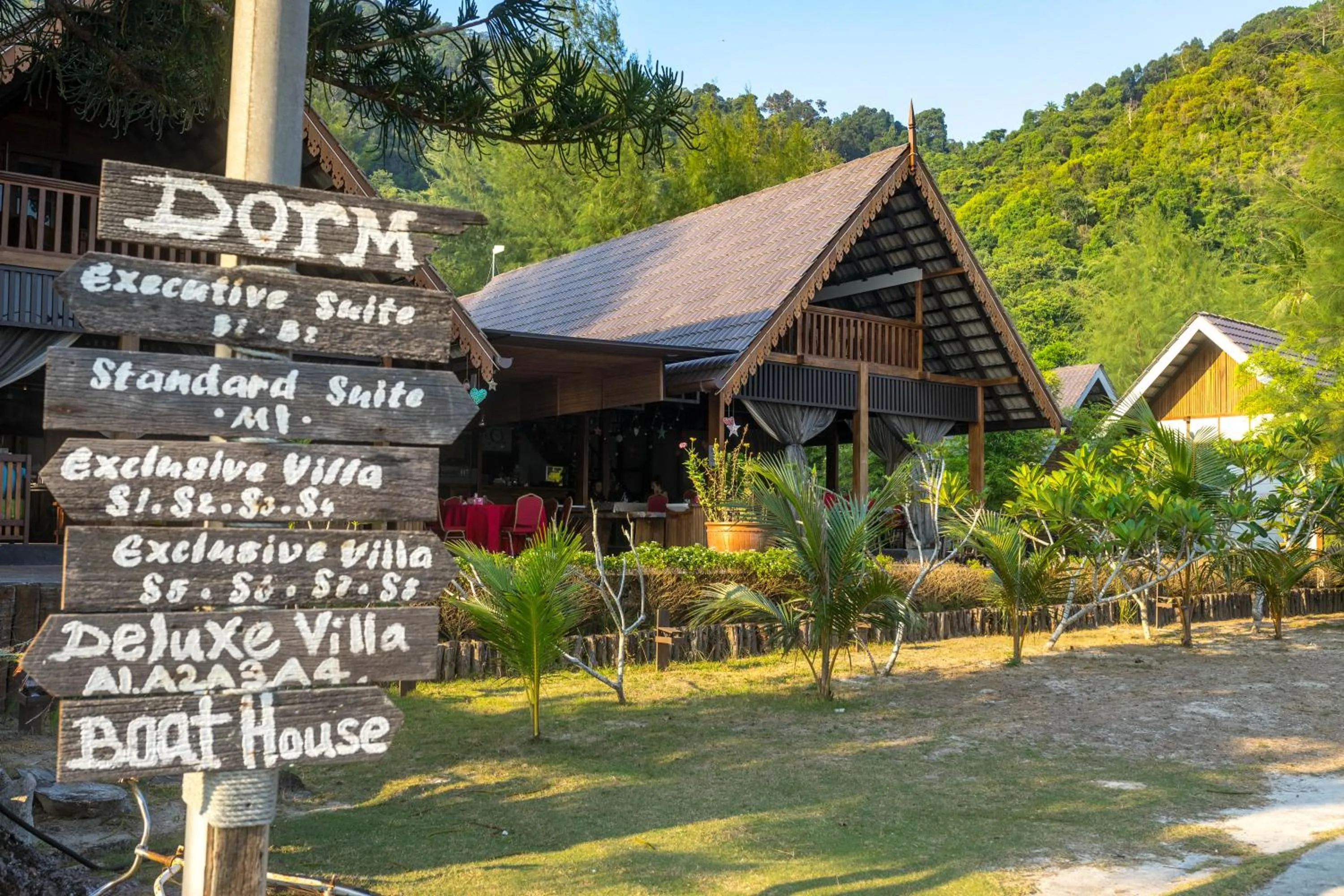 Property building in Bayu Lestari Island Resort