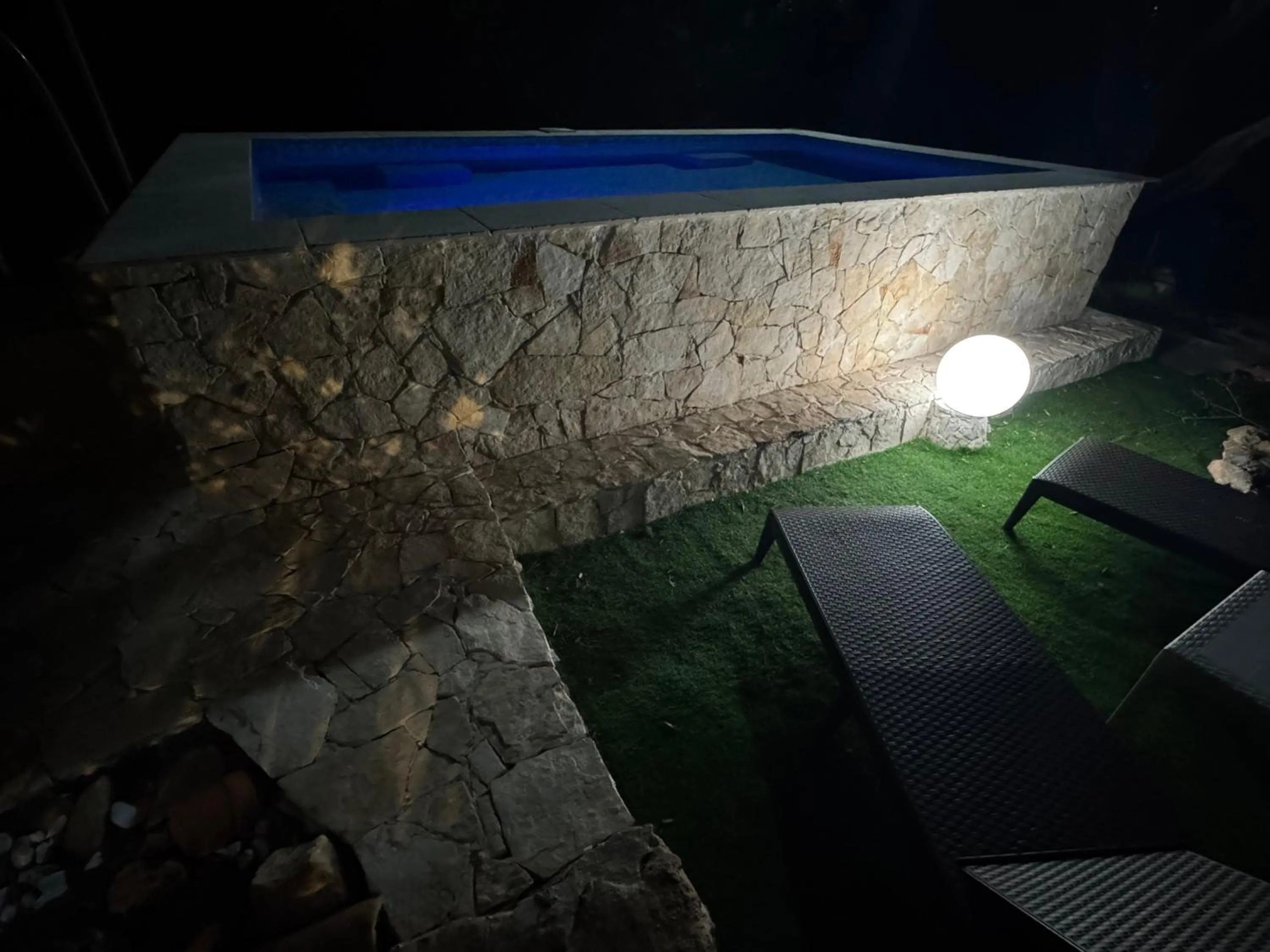 Swimming pool in Krasì B&B