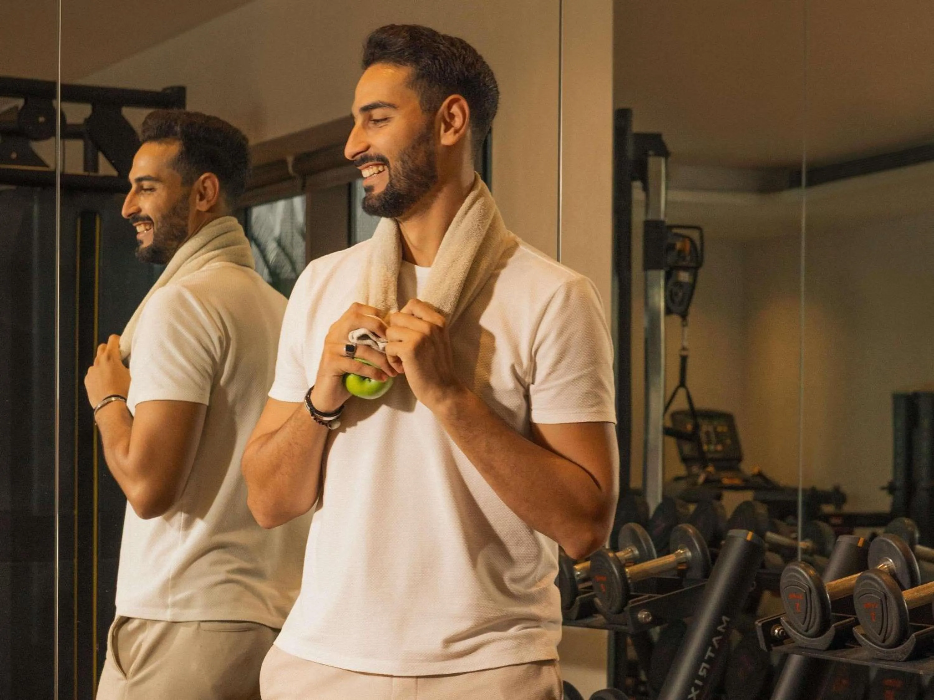 Fitness centre/facilities in Mövenpick Hotel Apartments Downtown Dubai