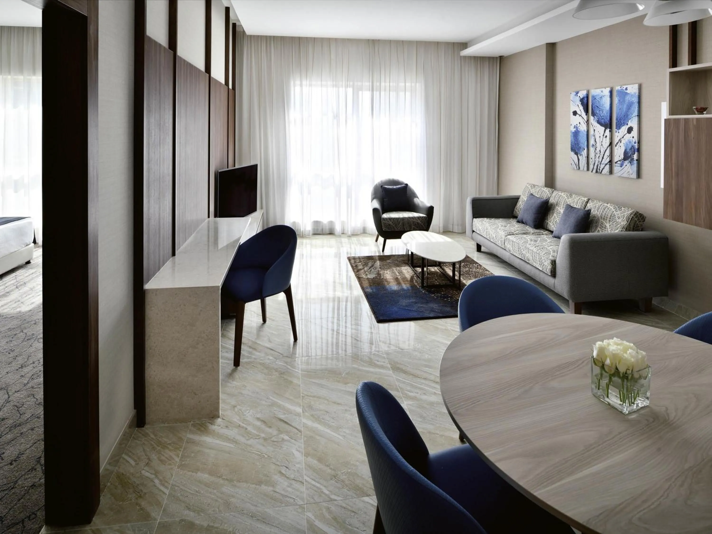 Bedroom in Mövenpick Hotel Apartments Downtown Dubai