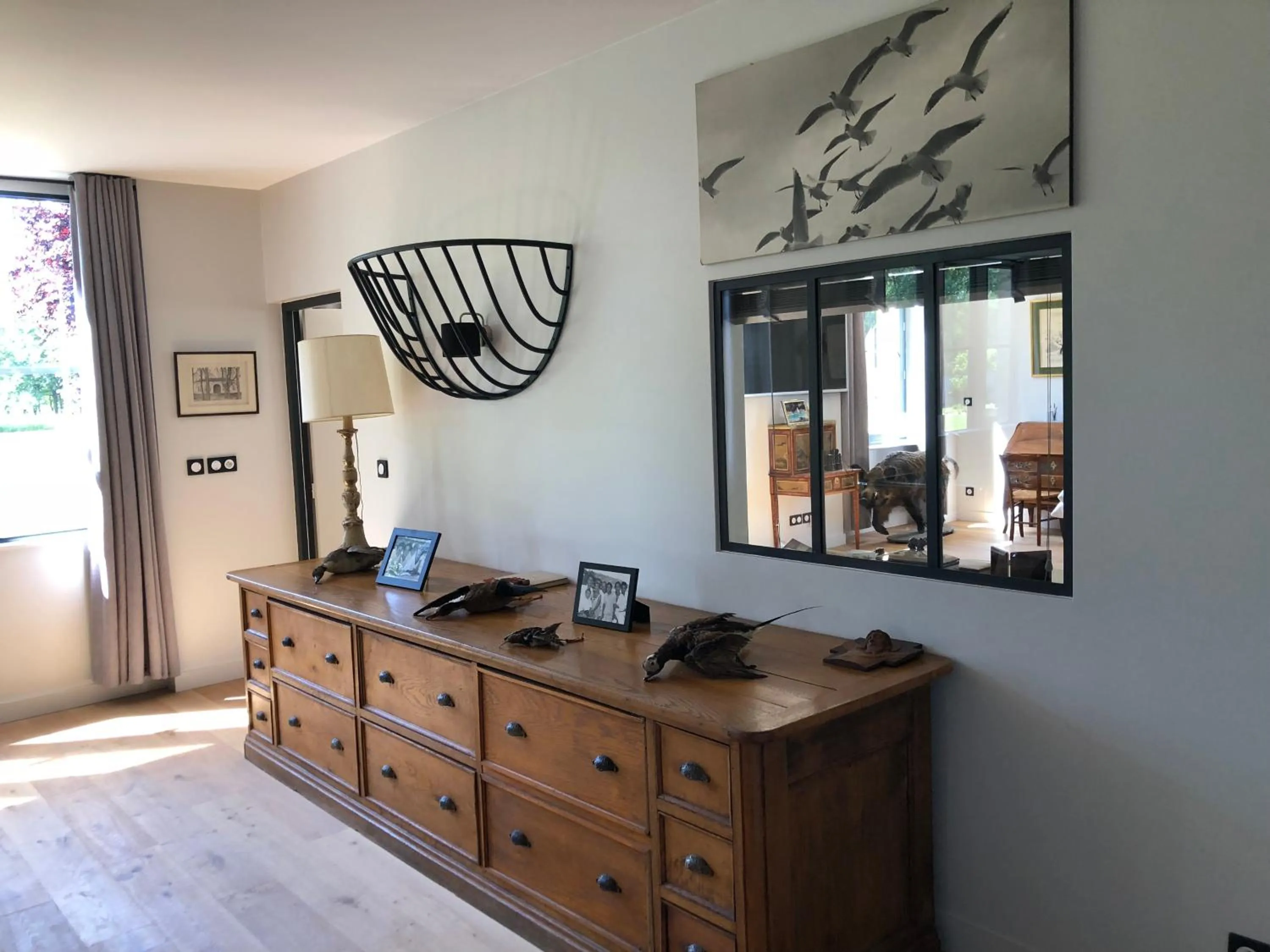 Lobby or reception in ORANGERIE de CHATEL-Selection FIGARO & ELLE Magazine