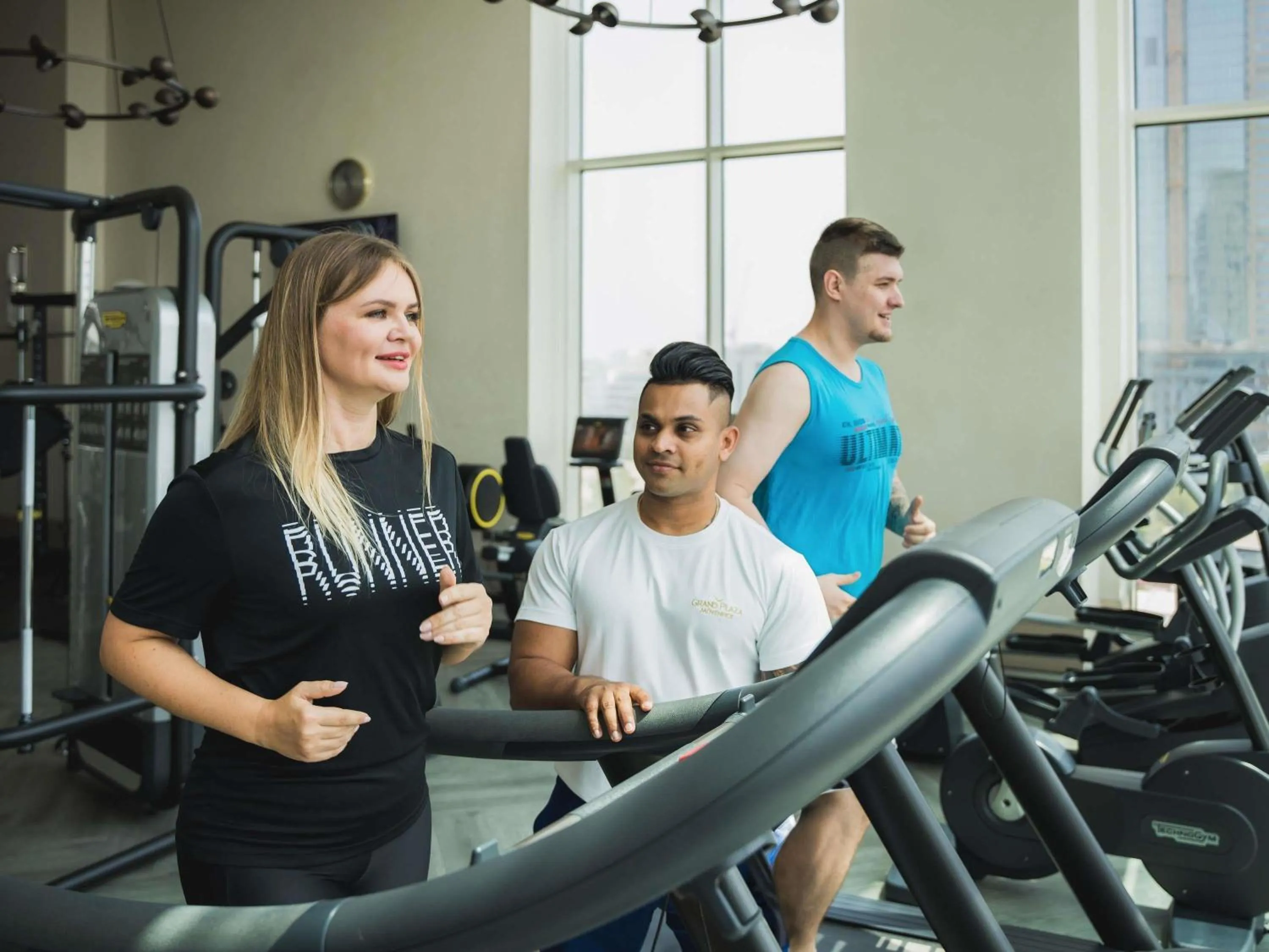 Fitness centre/facilities in Grand Plaza Mövenpick Media City