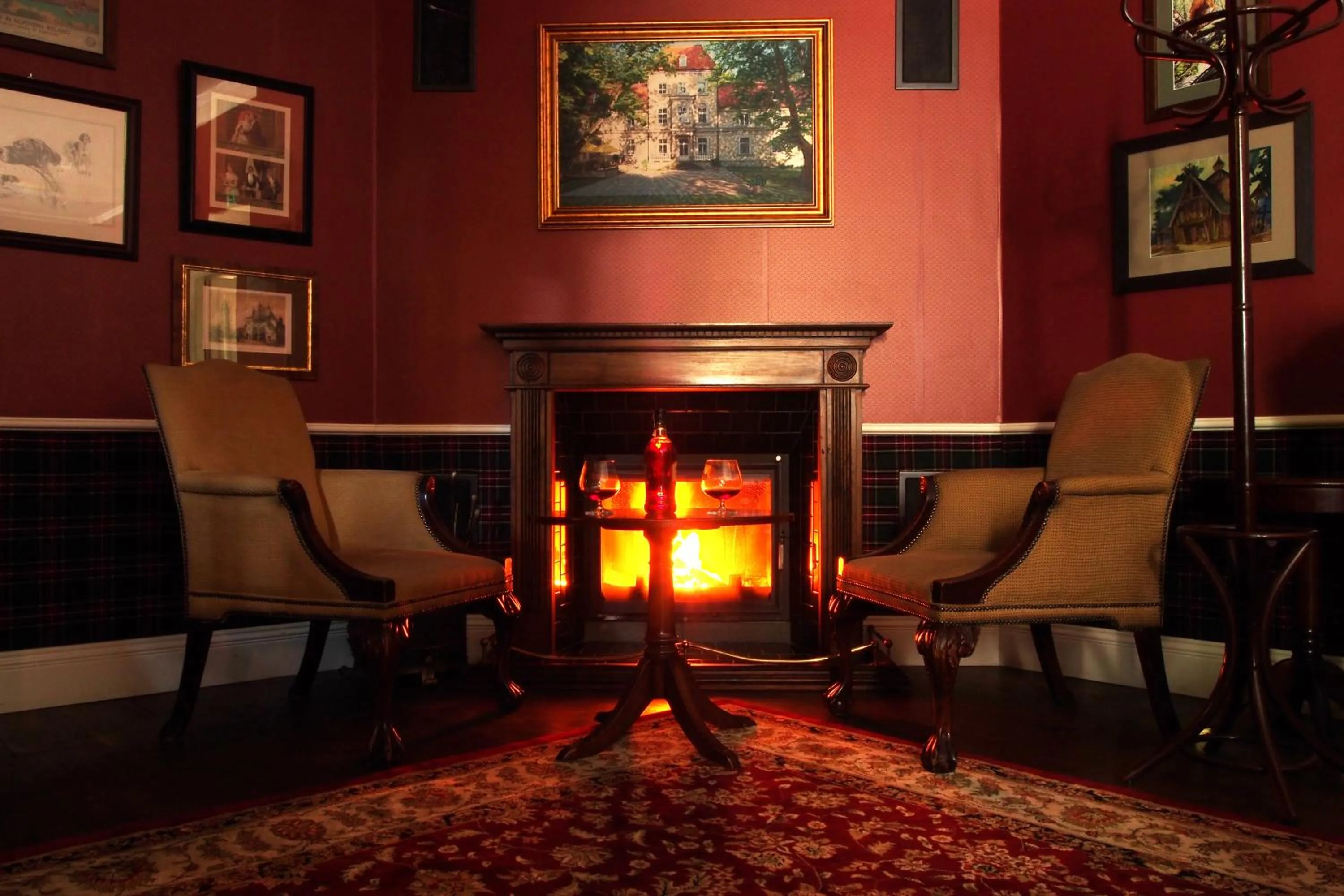 Lounge or bar in Dwór Sieraków