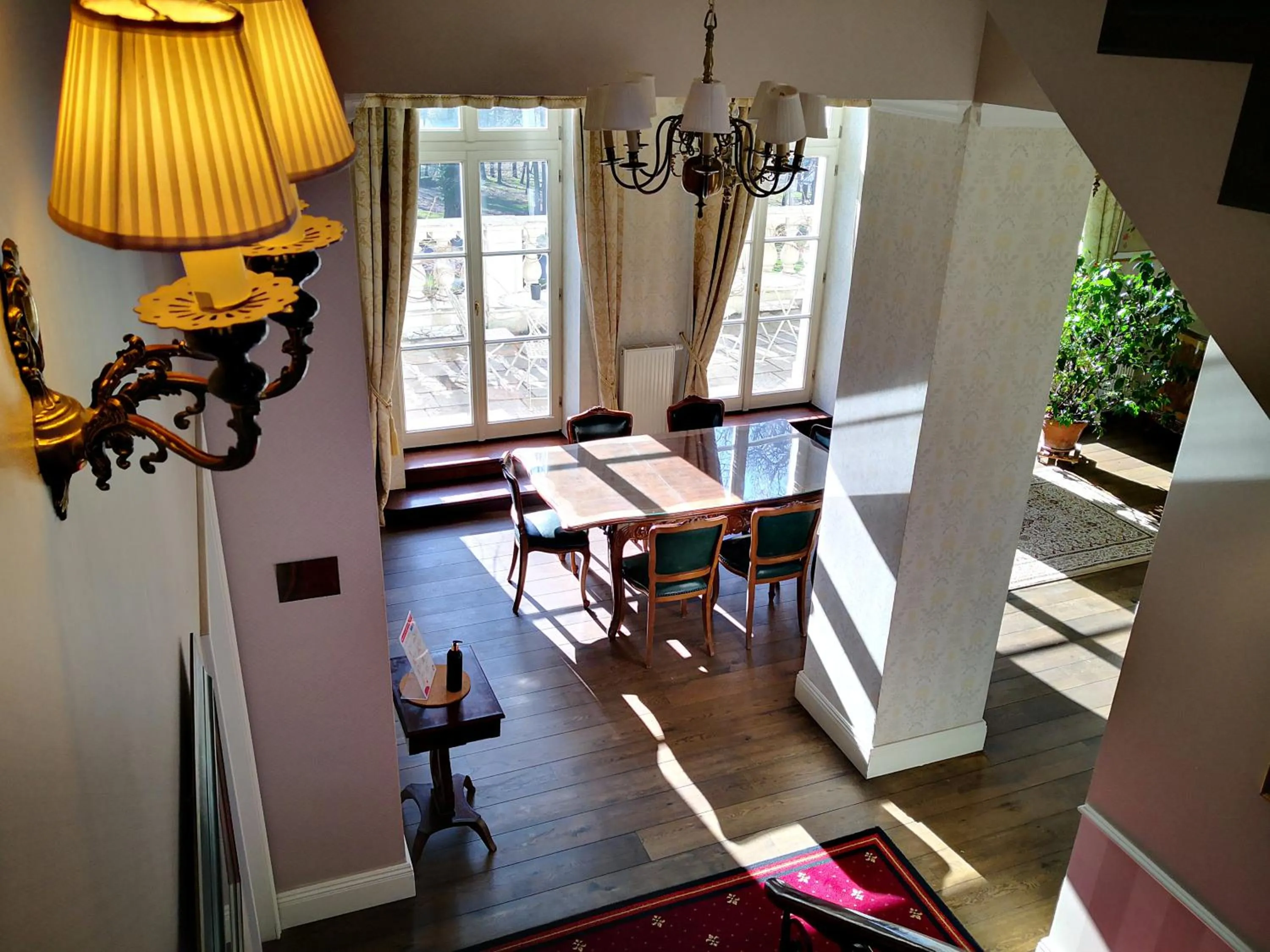 Seating area in Dwór Sieraków