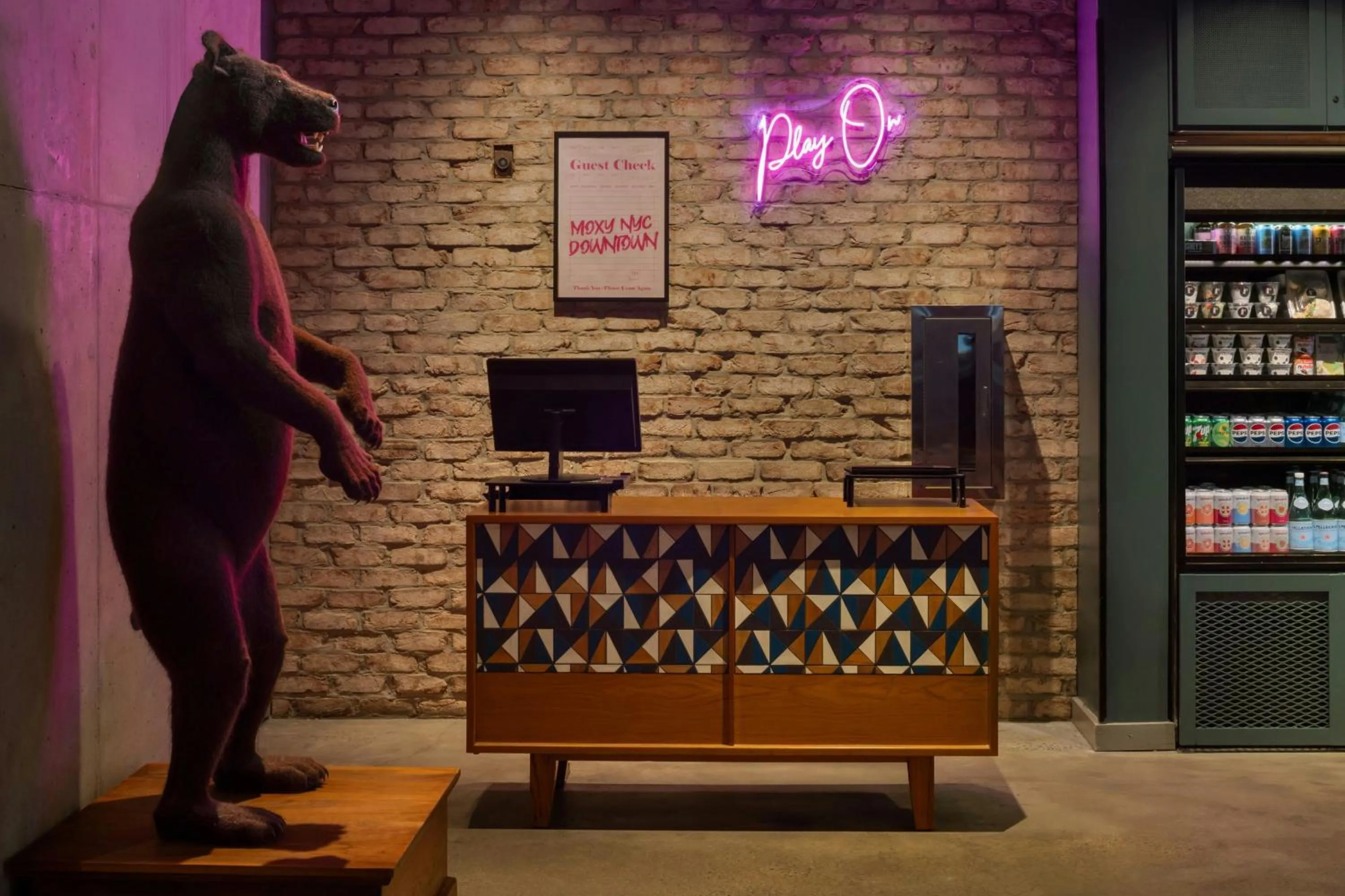 Lobby or reception in Moxy NYC Downtown