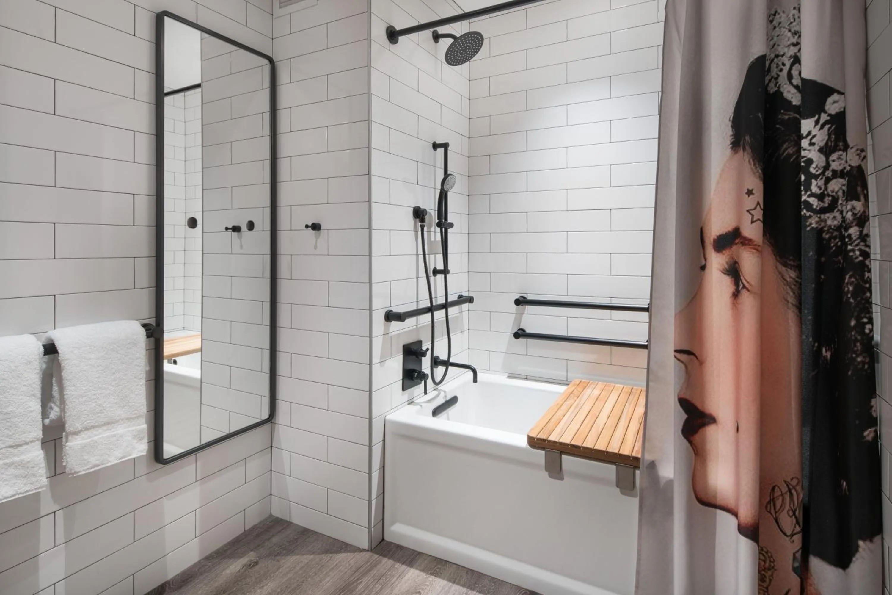 Bathroom in Moxy San Diego Gaslamp Quarter