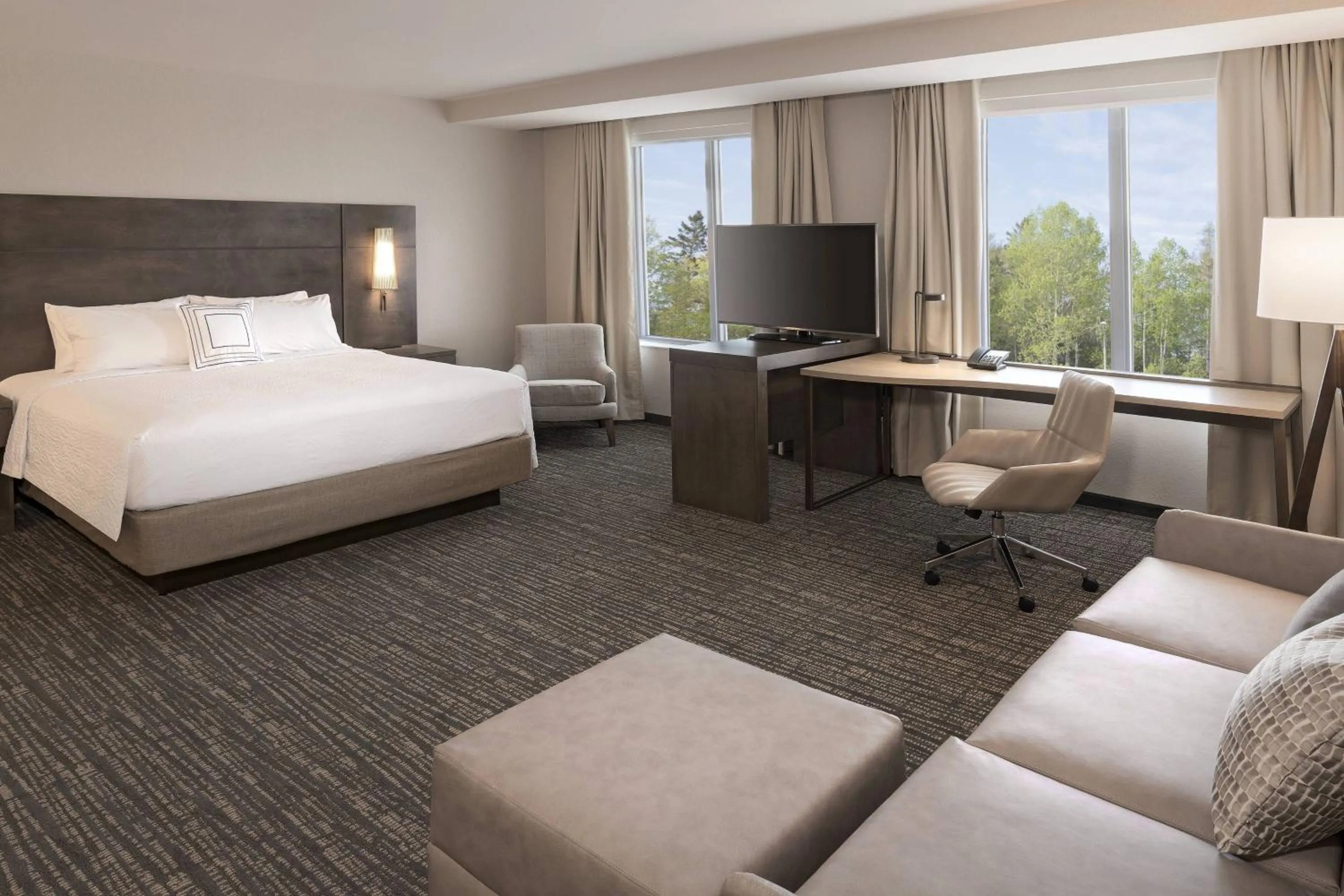 Photo of the whole room, Bed in Residence Inn by Marriott Halifax Dartmouth