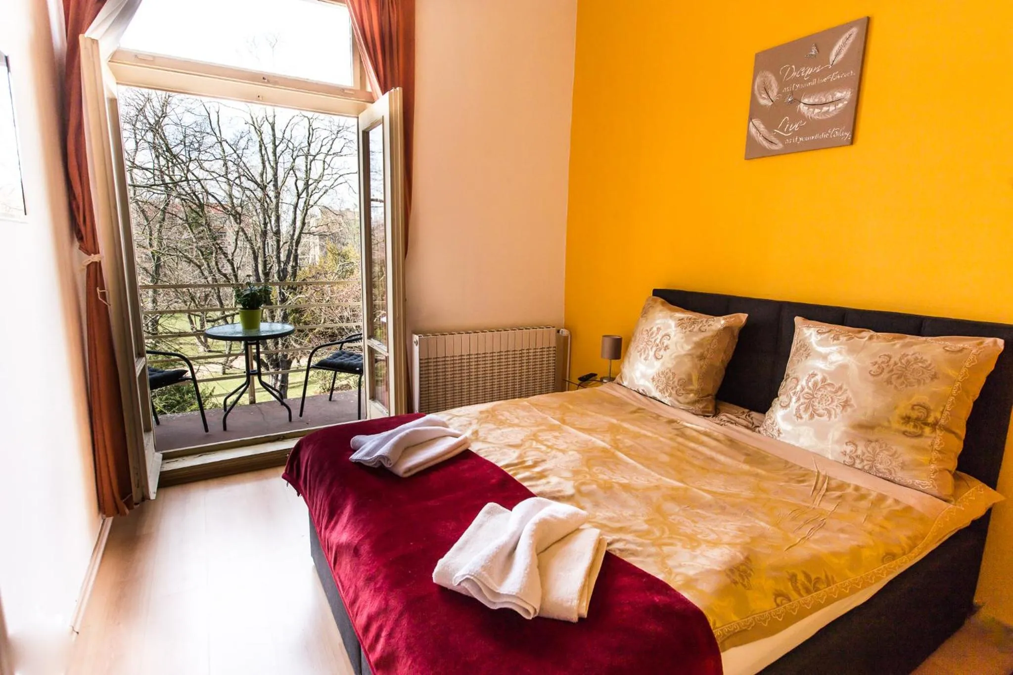 Double Room with Balcony in Penzion Alfa Poděbrady