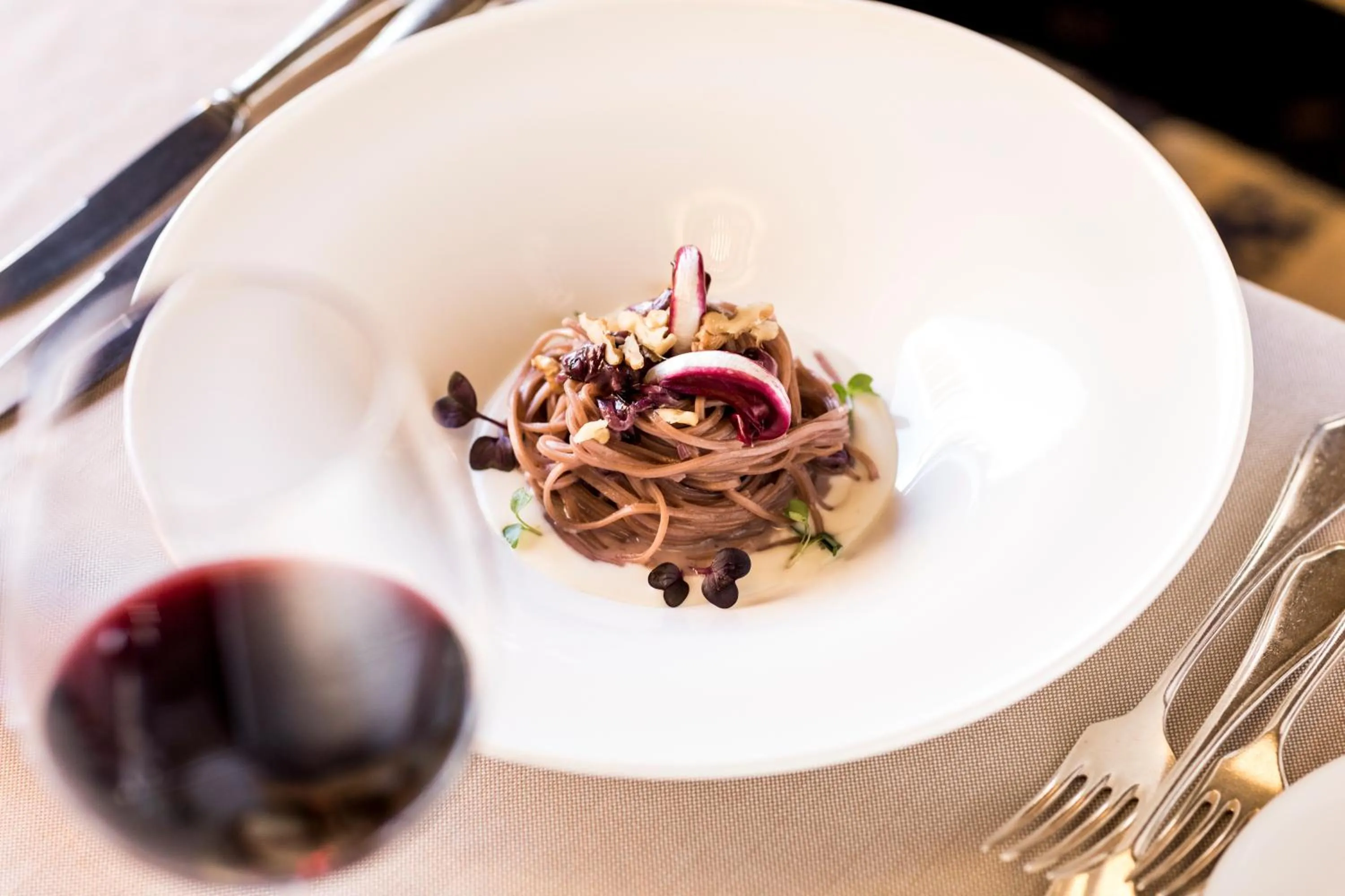 Food close-up in Hotel Genziana