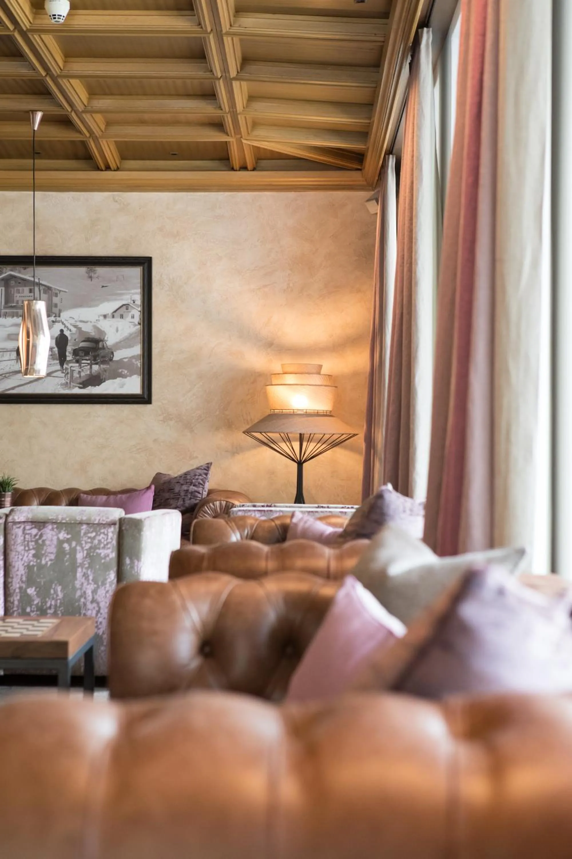 Lounge or bar, Bed in Hotel Genziana