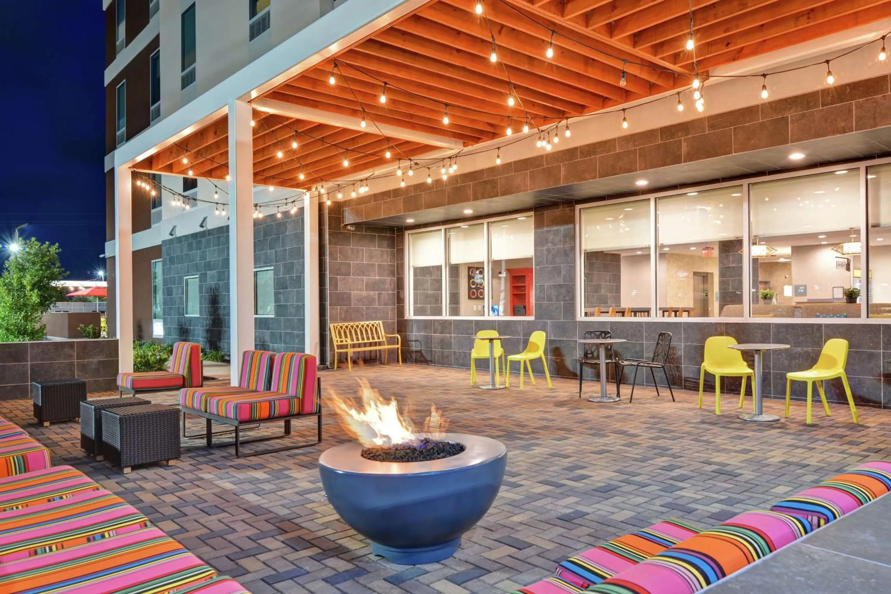 Patio in Home2 Suites by Hilton La Porte