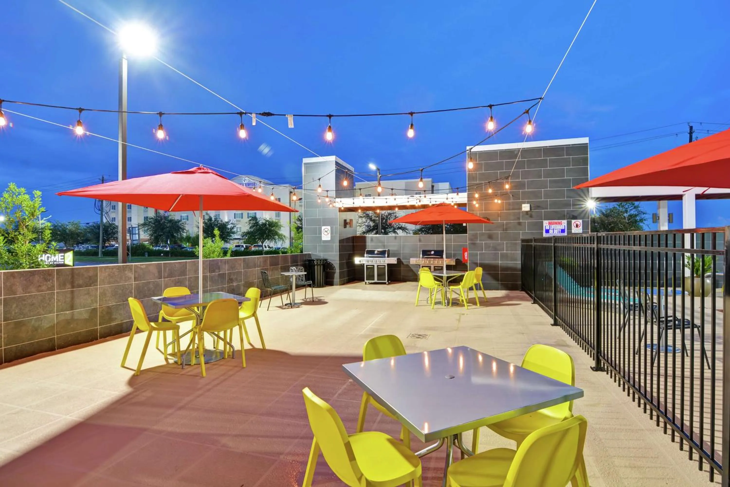 Patio in Home2 Suites by Hilton La Porte