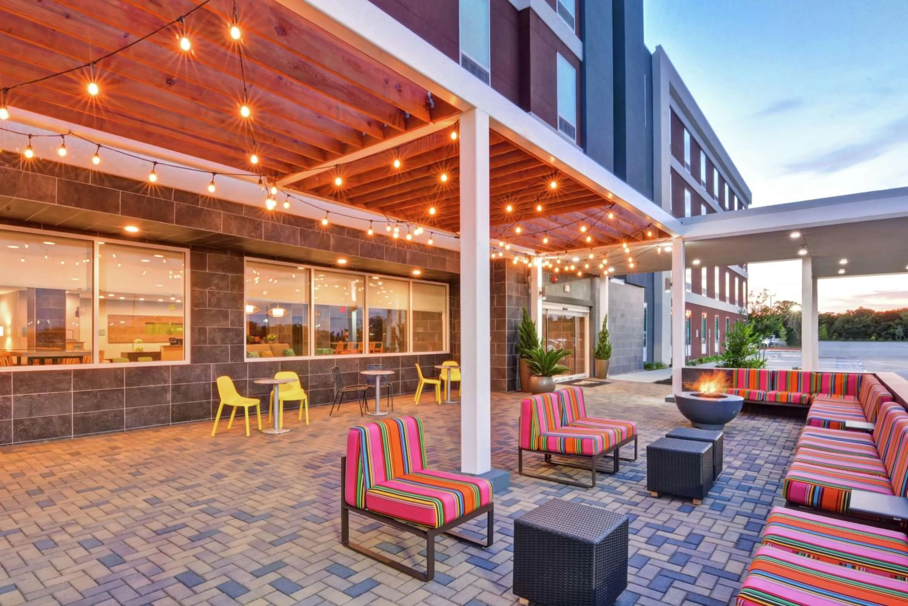 Patio in Home2 Suites by Hilton La Porte