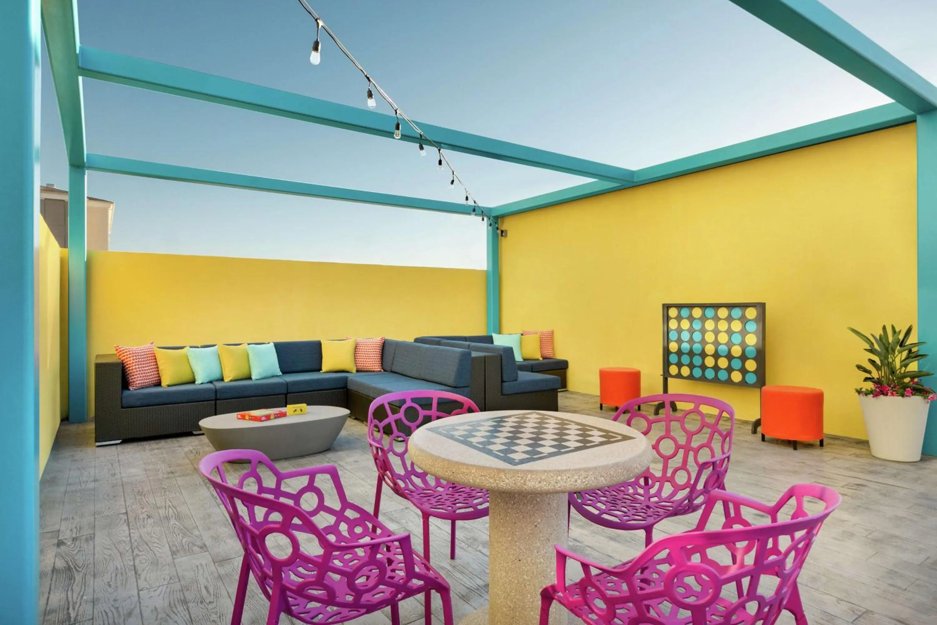 Patio in Tru by Hilton Webster Houston NASA