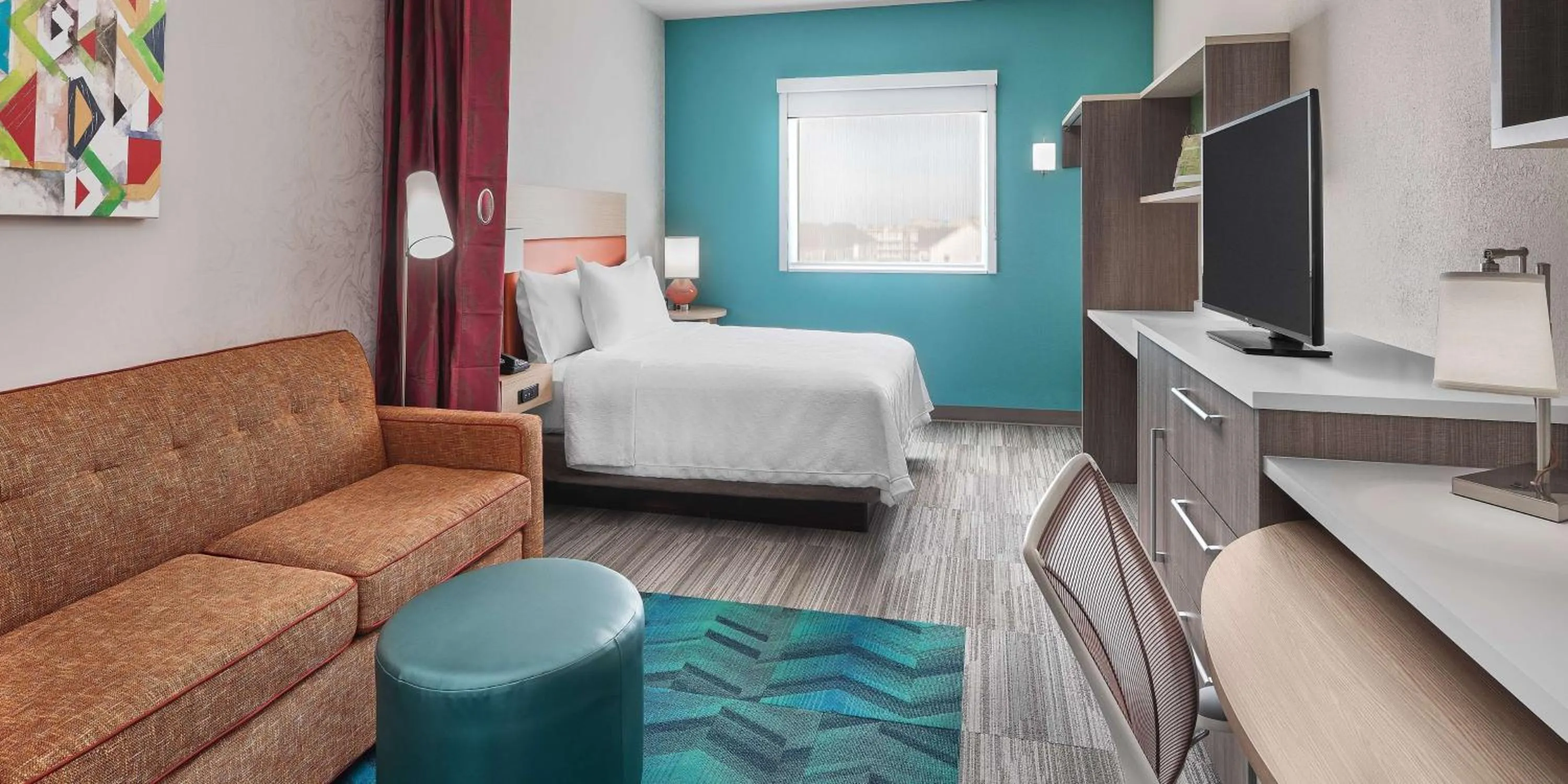 Bedroom, Bed in Home2 Suites by Hilton Ocean City Bayside