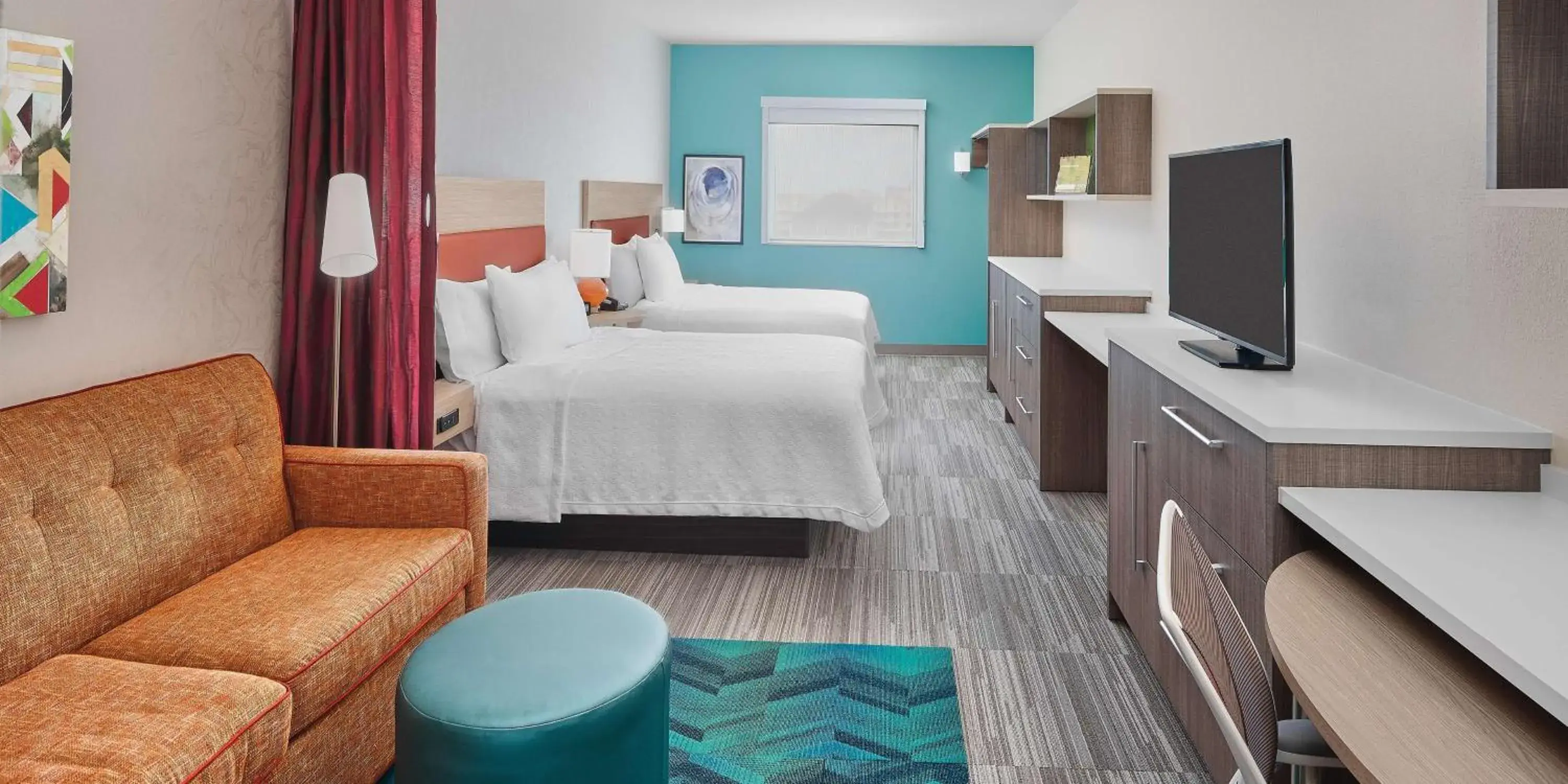 Queen Studio with Two Queen Beds - Non-Smoking in Home2 Suites by Hilton Ocean City Bayside Queen Studio with Two Queen Beds - Non-Smoking in Home2 Suites by Hilton Ocean City Bayside