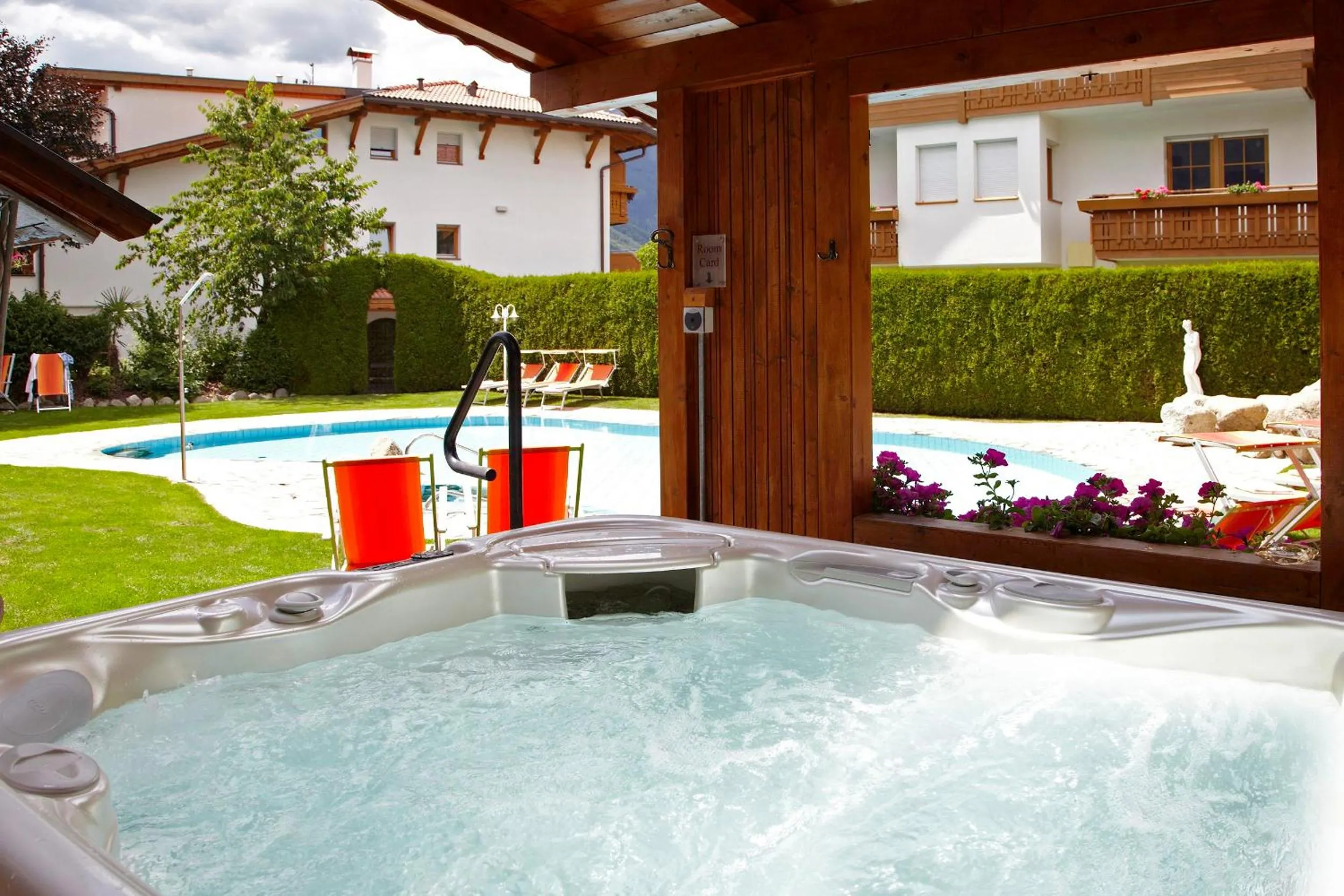 Hot Tub in Hotel Hubertushof