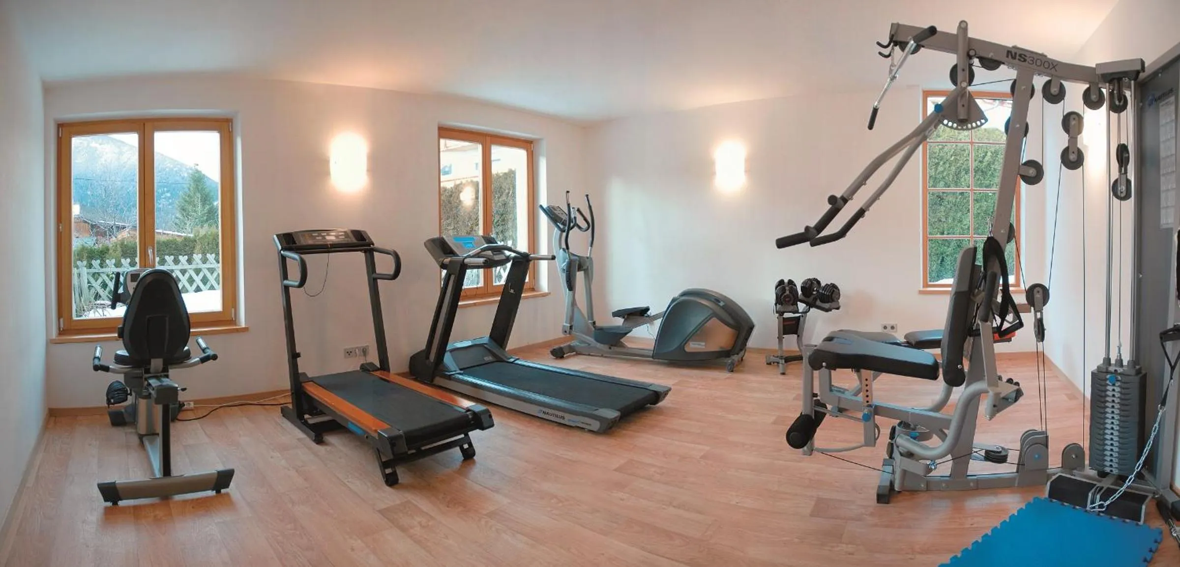 Fitness centre/facilities in Hotel Hubertushof