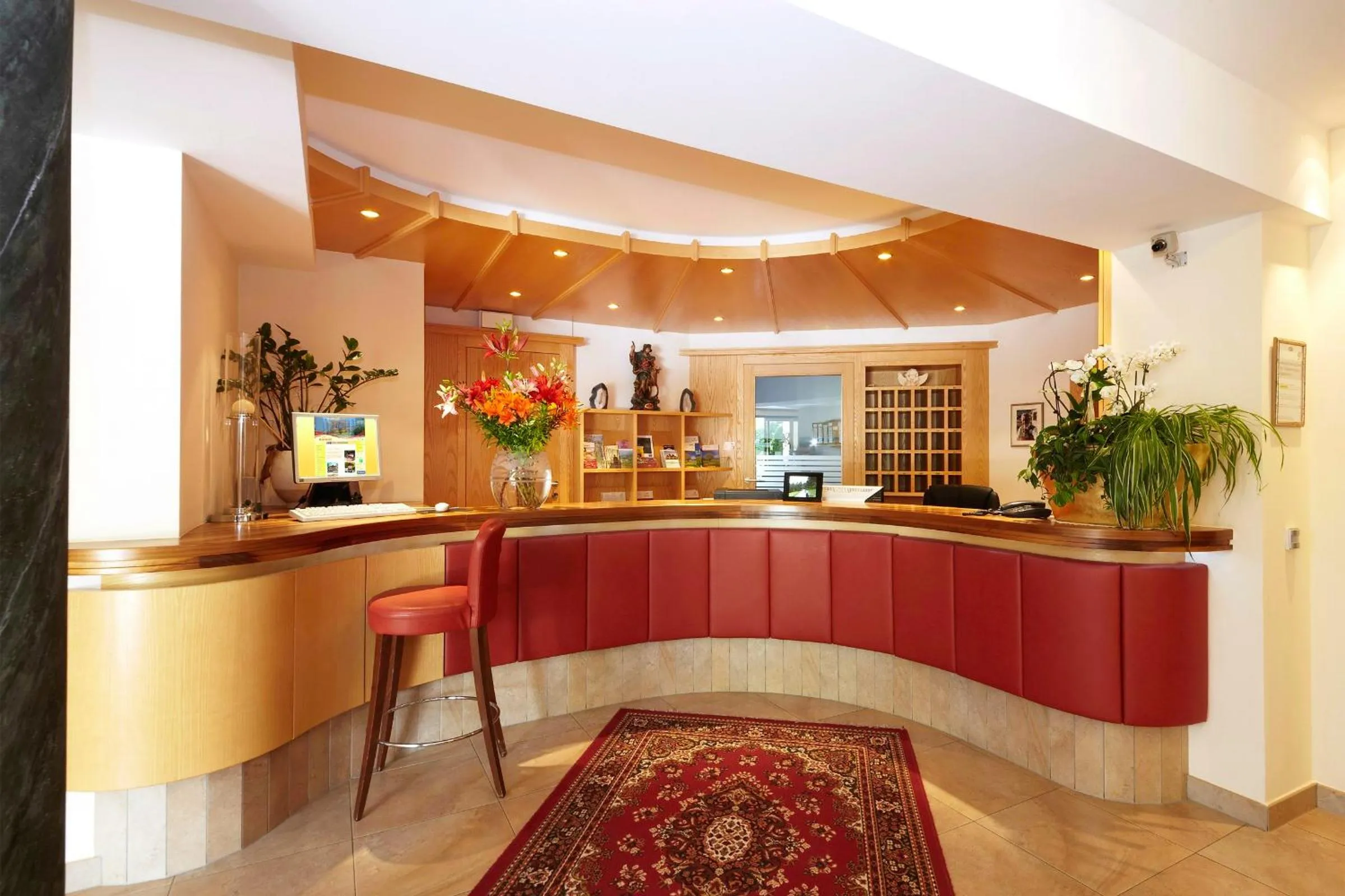 Lobby or reception in Hotel Hubertushof