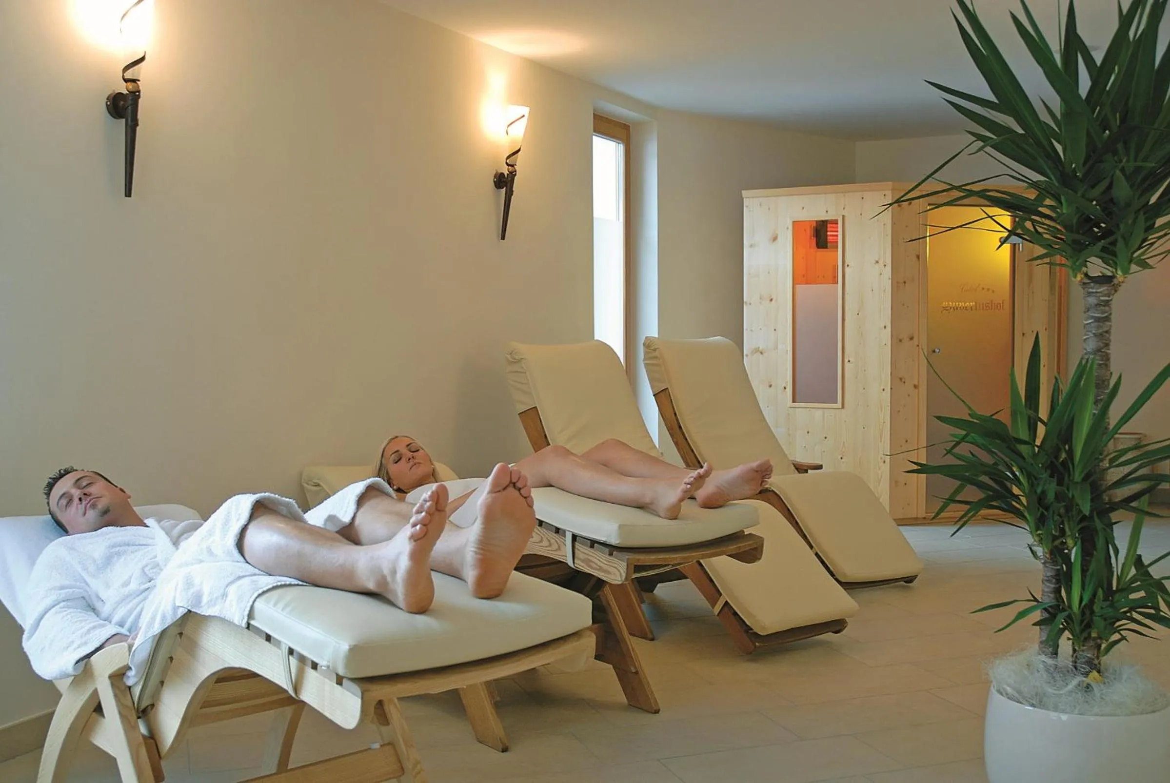 Spa and wellness centre/facilities in Hotel Hubertushof