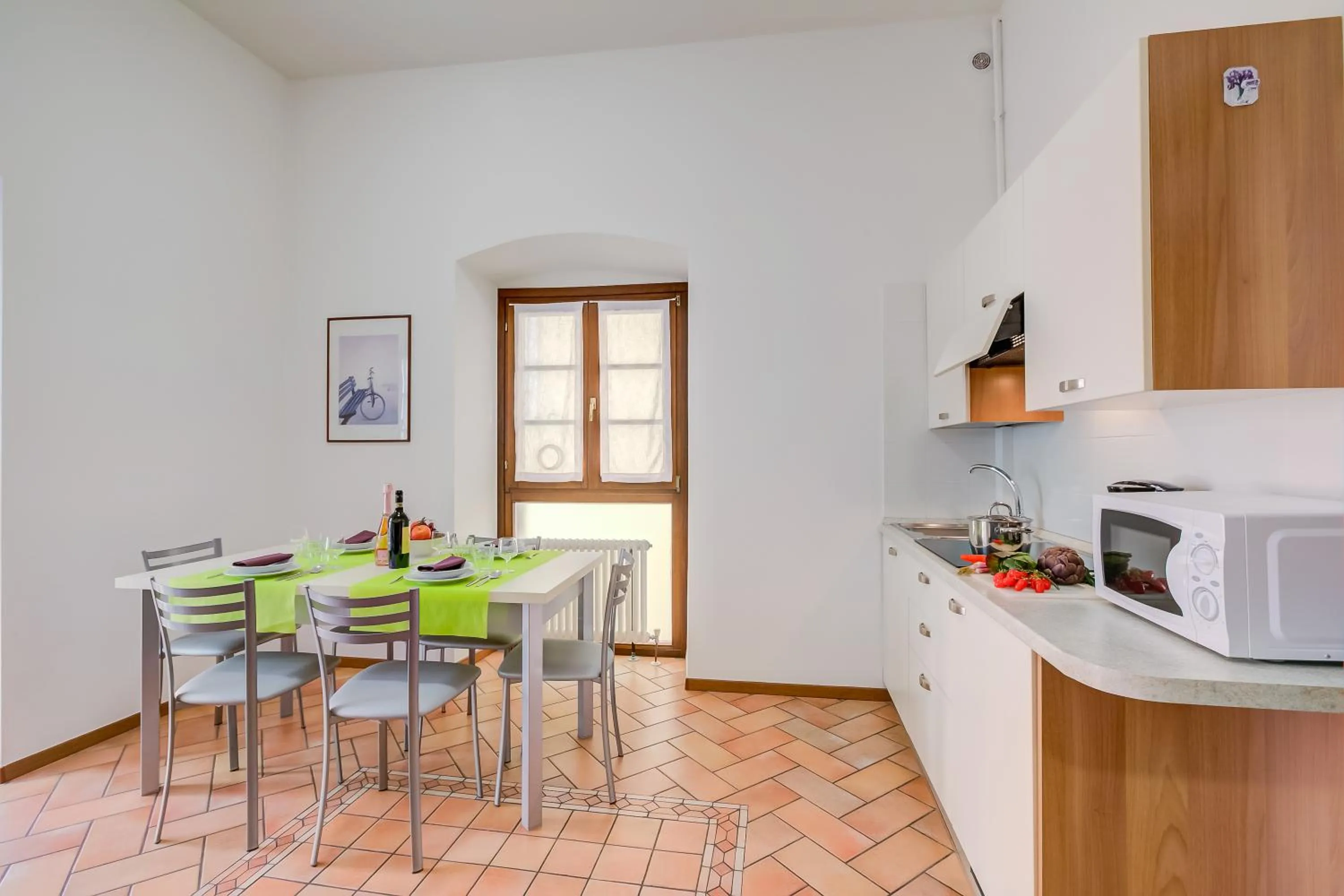 Kitchen or kitchenette in Casa Alpino