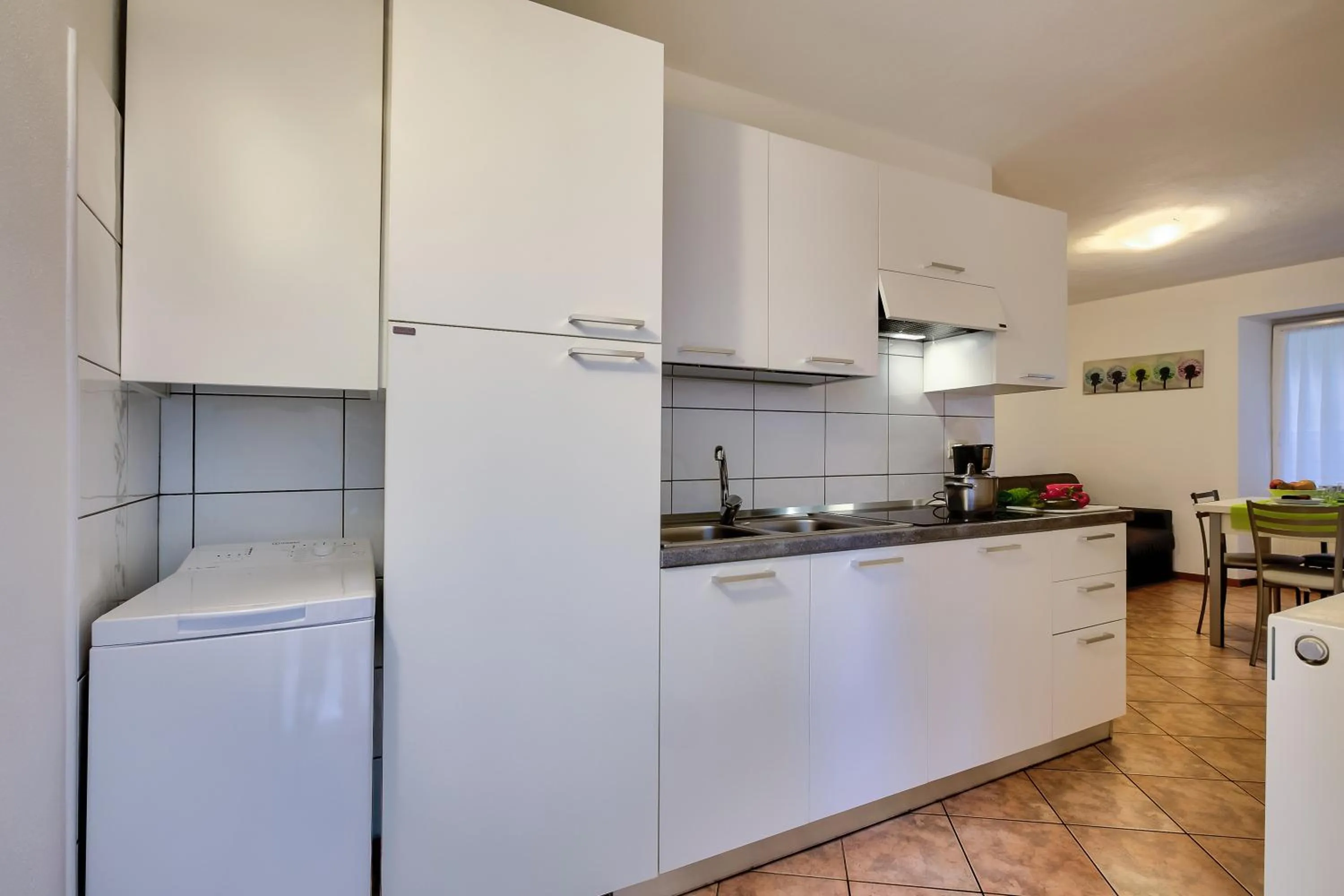 Kitchen or kitchenette in Casa Alpino