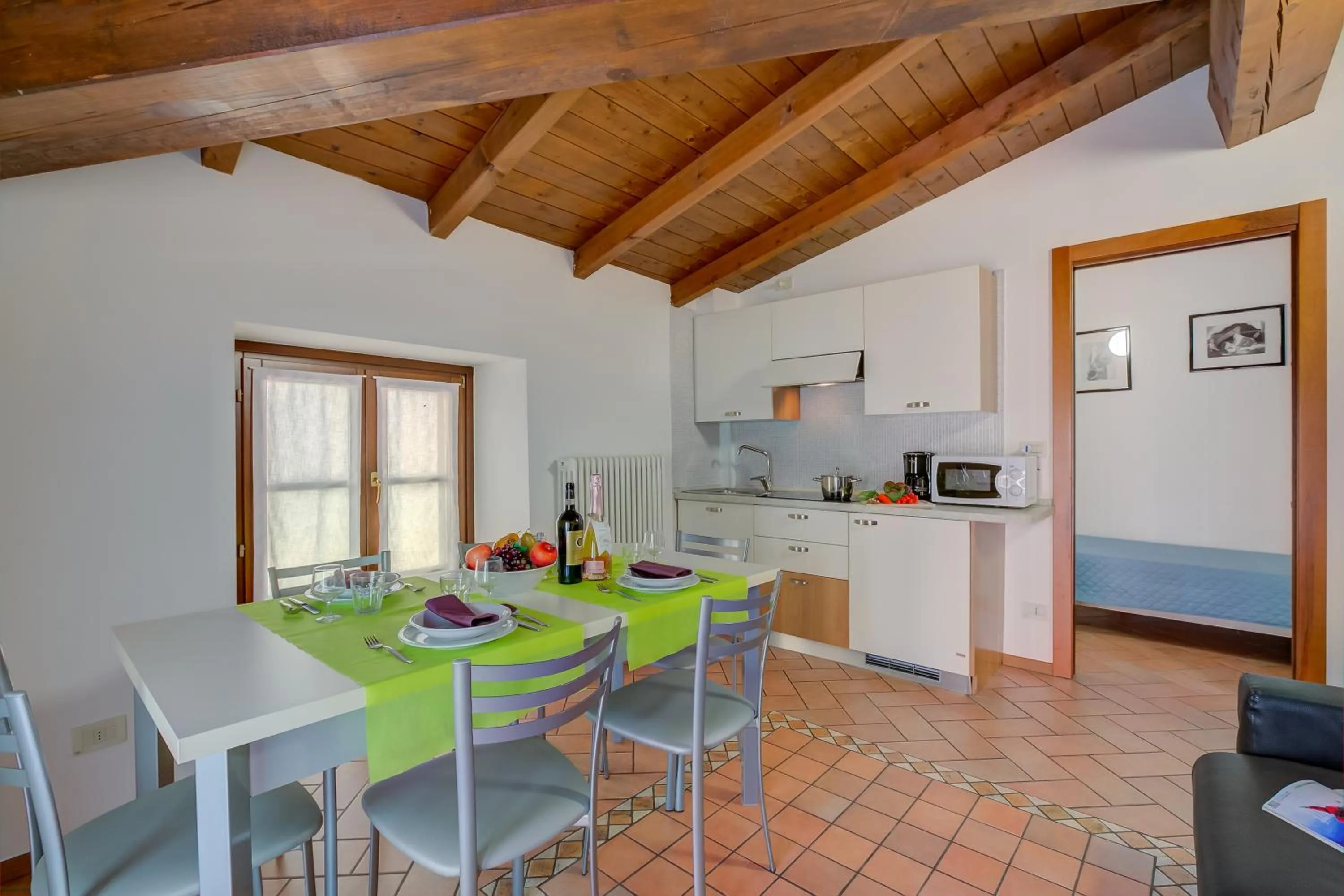 Kitchen or kitchenette in Casa Alpino
