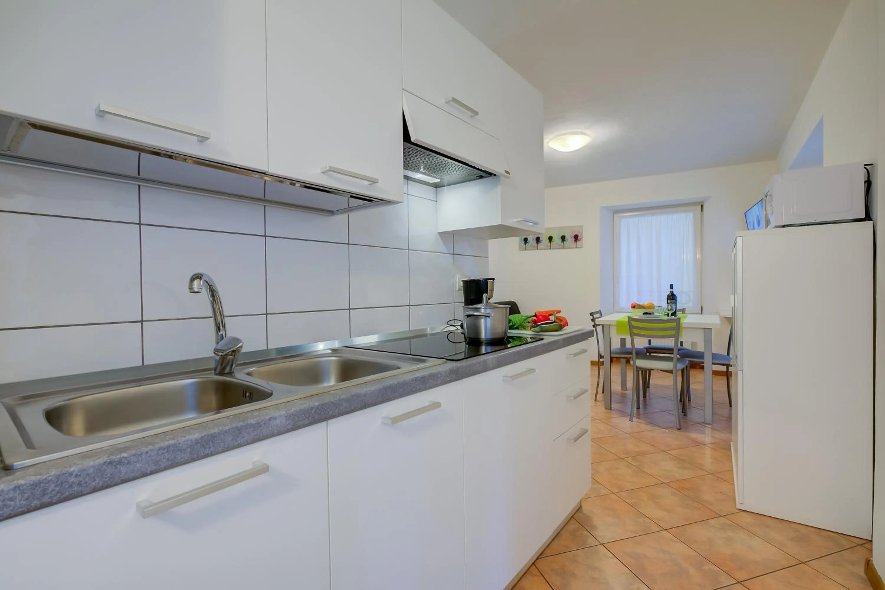 Kitchen or kitchenette in Casa Alpino