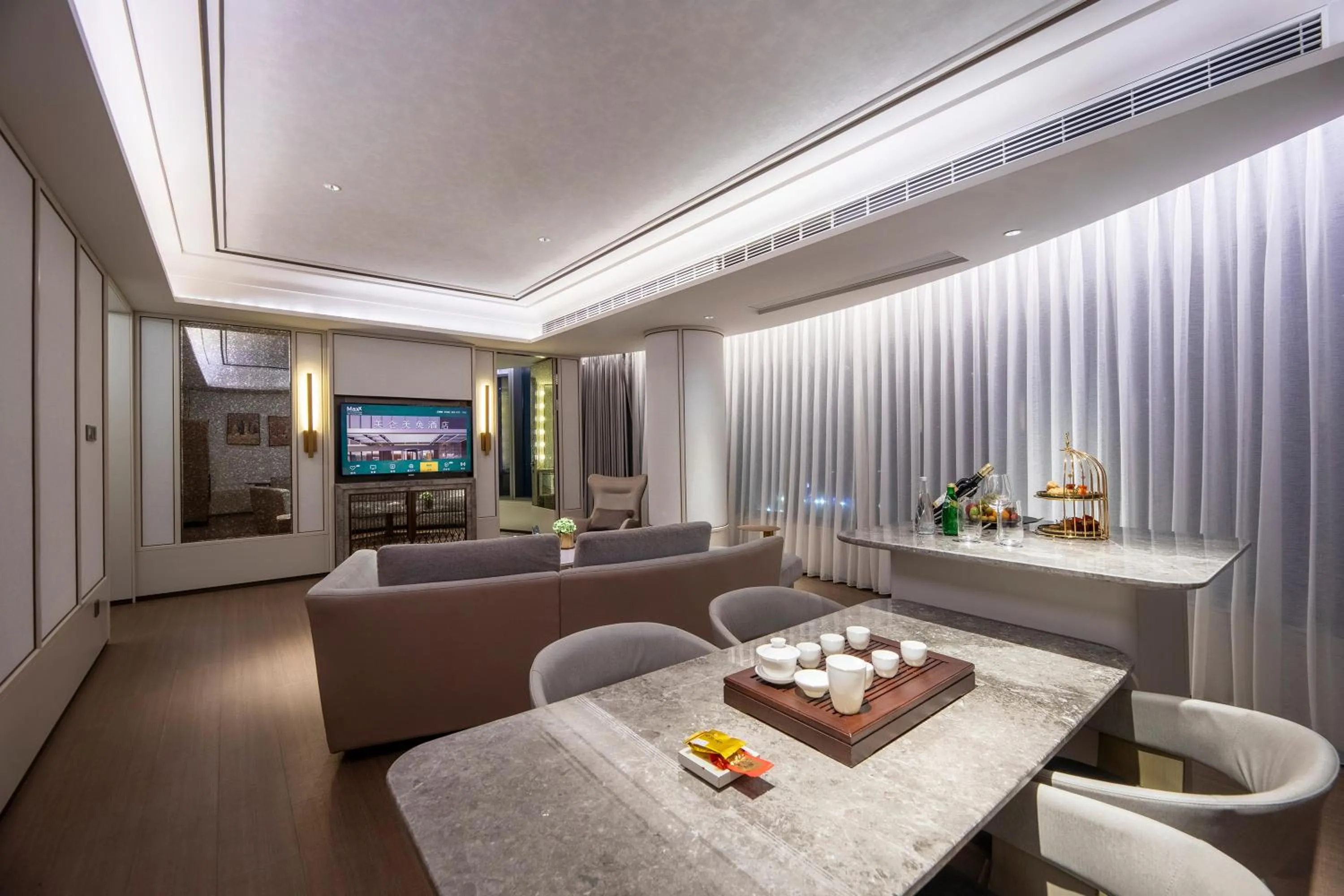 Photo of the whole room in MaxX by Steigenberger Guangzhou Zhujiang New Town - Free Shuttle bus to Canton Fair Complex during Canton Fair Period