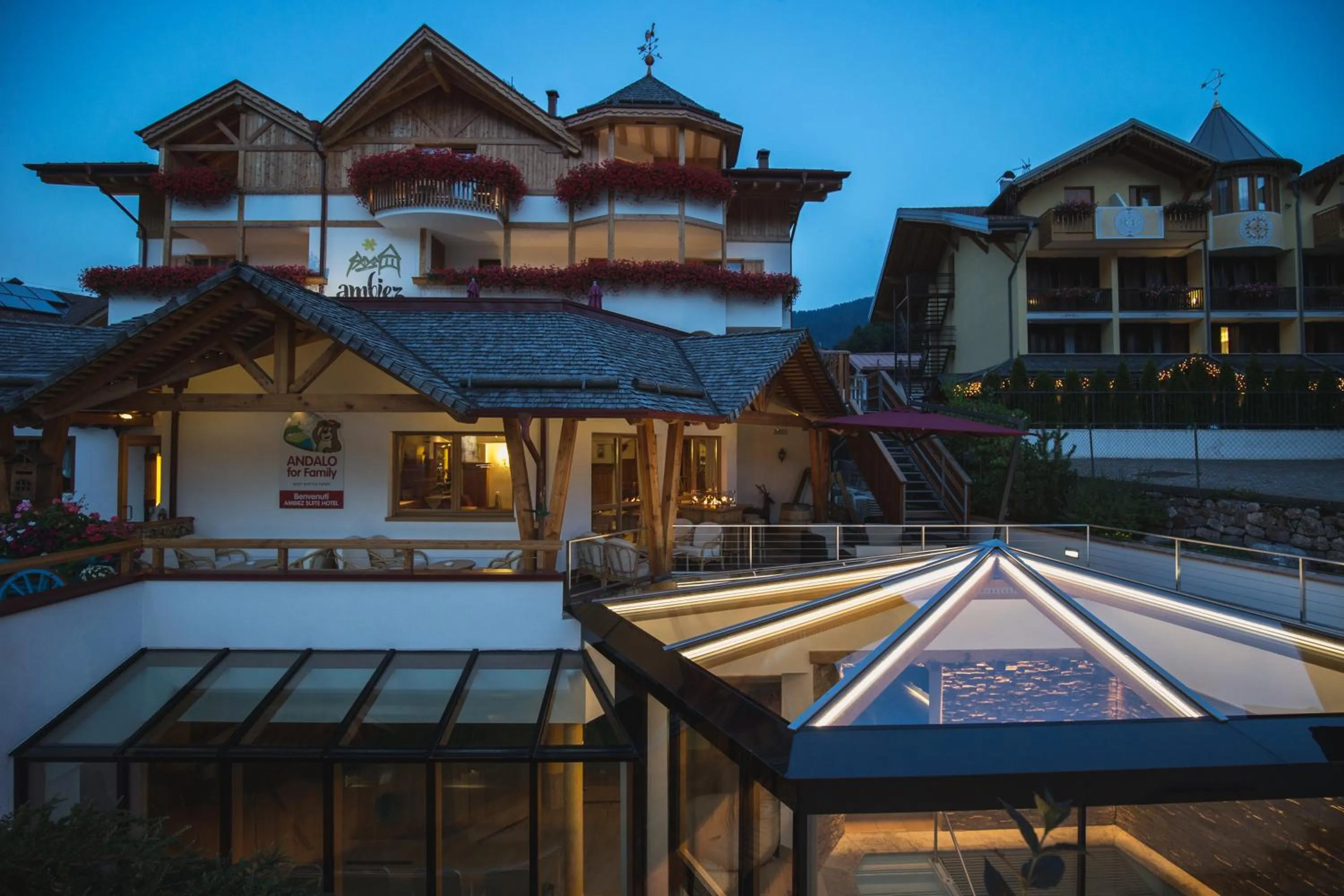 Sunset in Hotel Ambiez