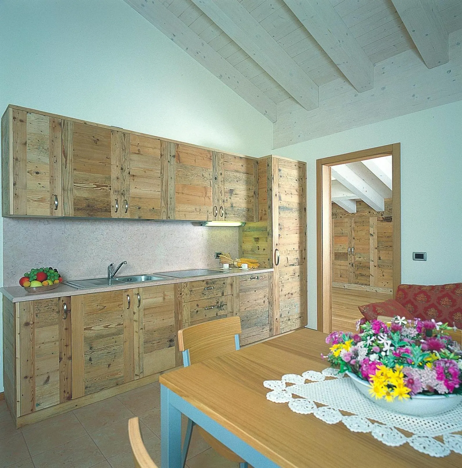 Kitchen or kitchenette in Hotel Ideal