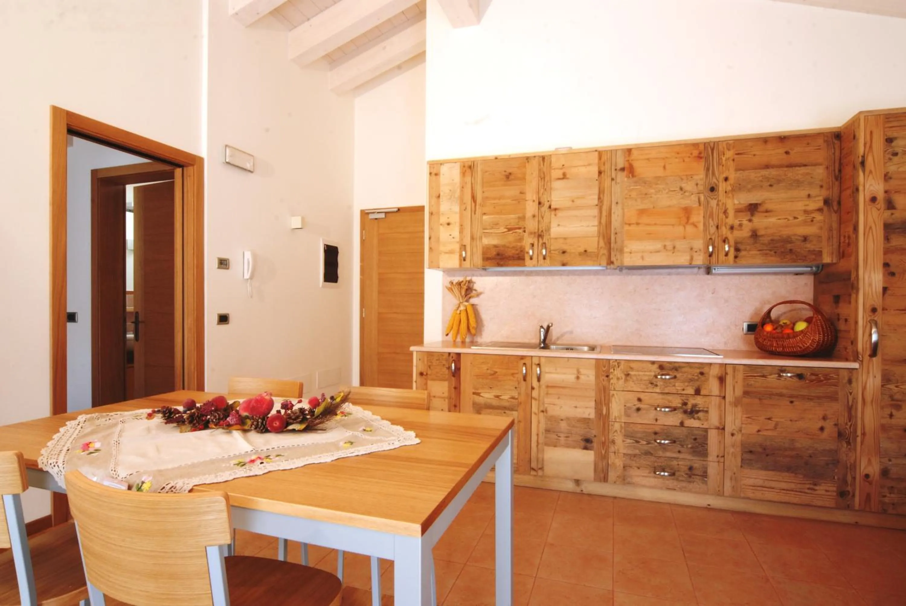 Kitchen or kitchenette in Hotel Ideal