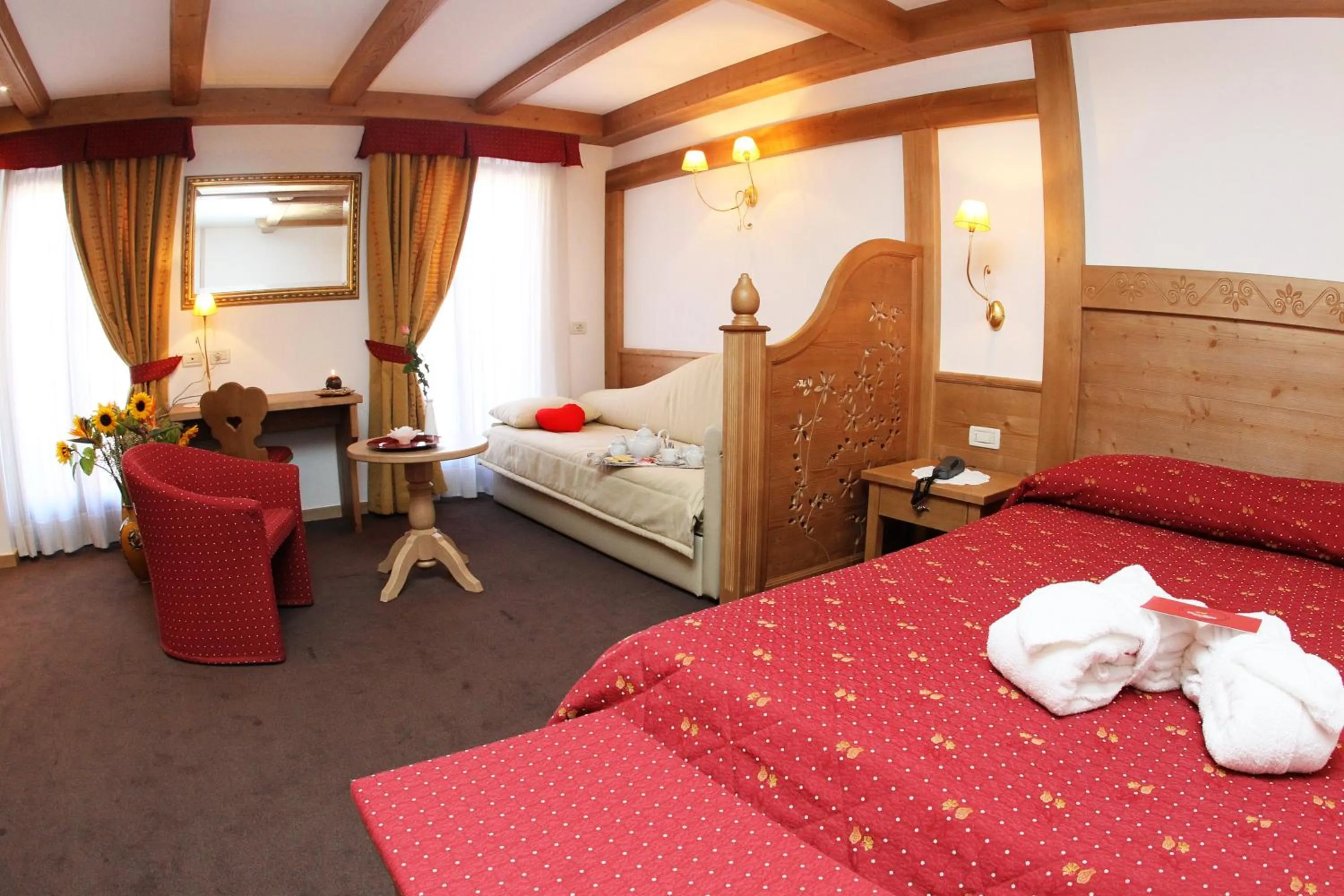 Bed in Cavallino Lovely Hotel