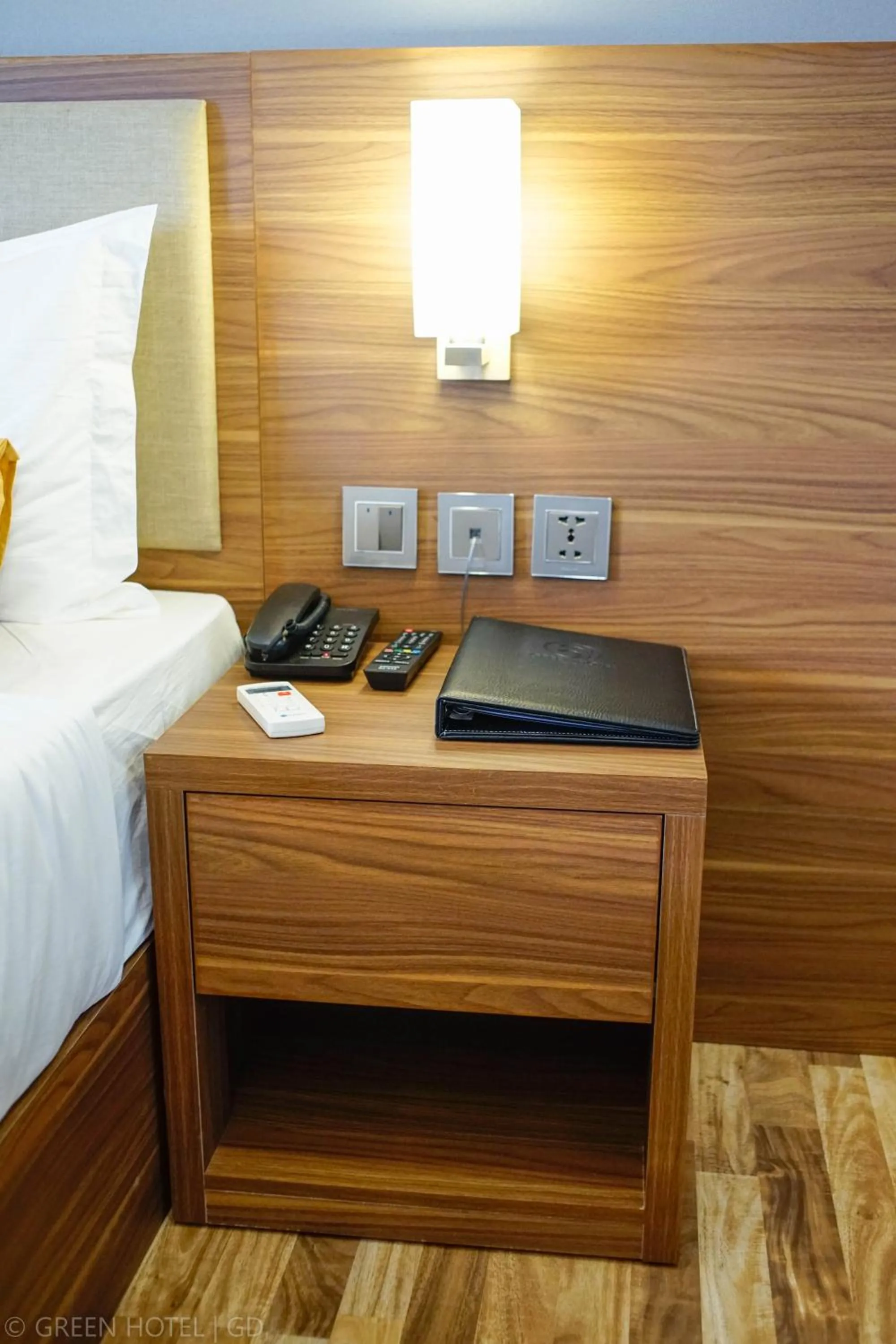 Bed in Green Hadong Hotel