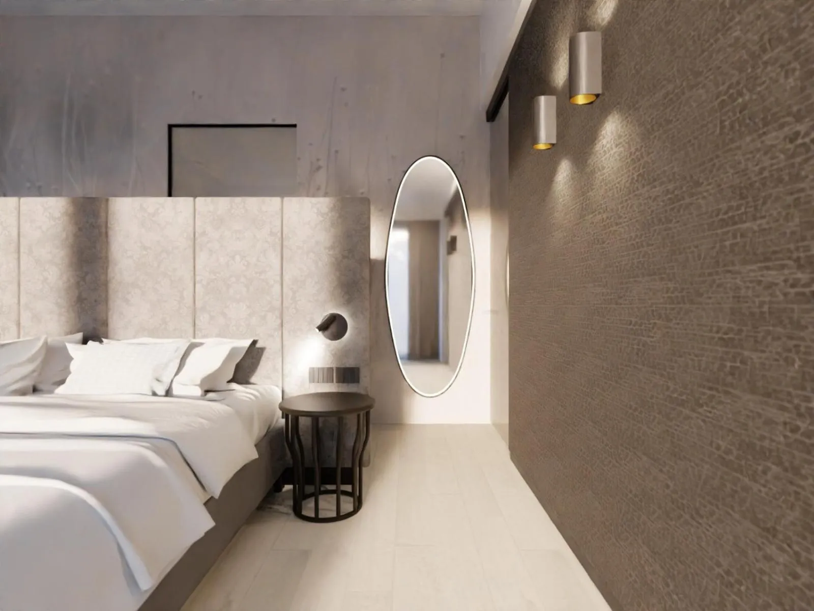 Bed in Hotel Rosengarten