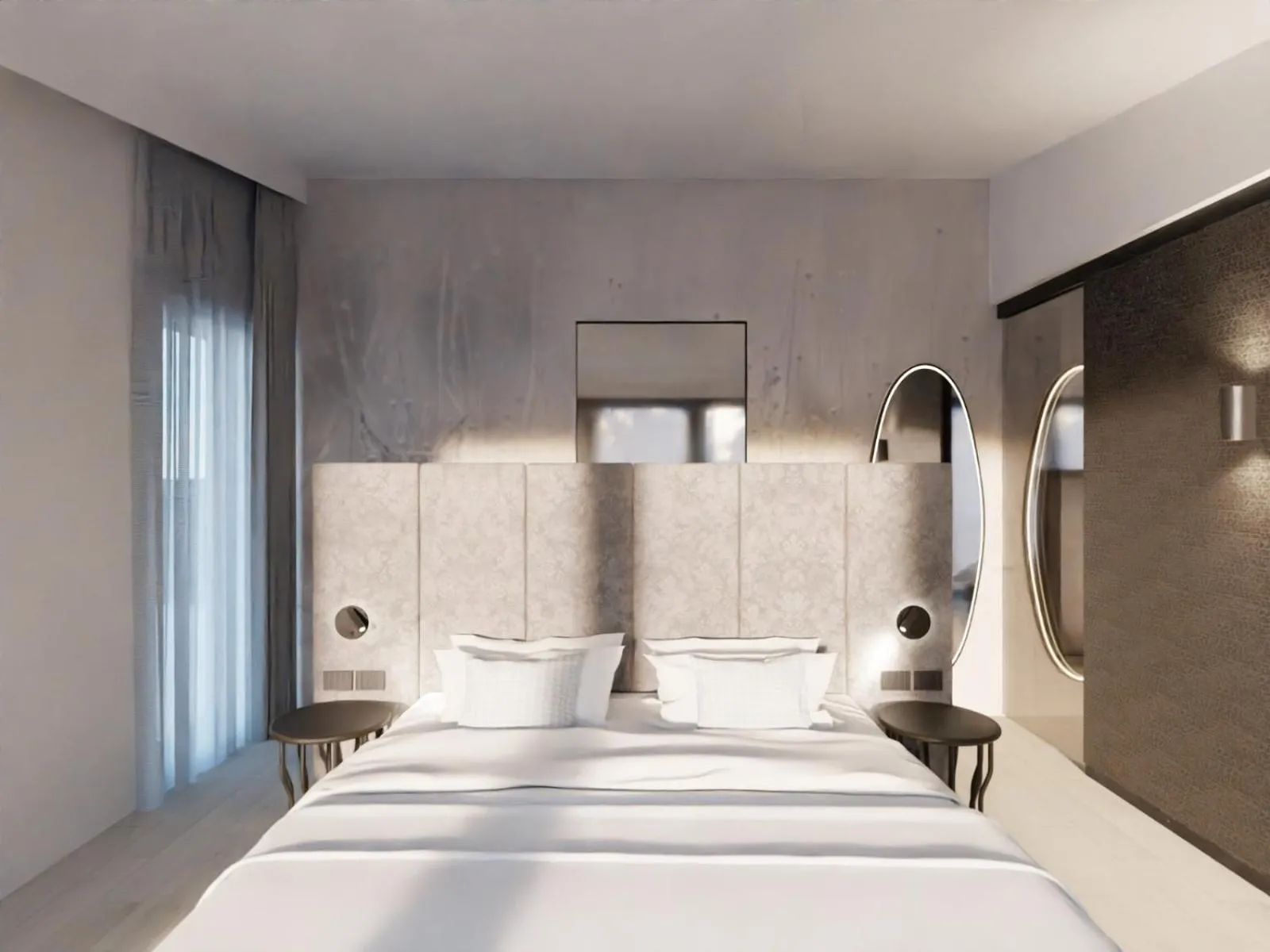 Bed in Hotel Rosengarten