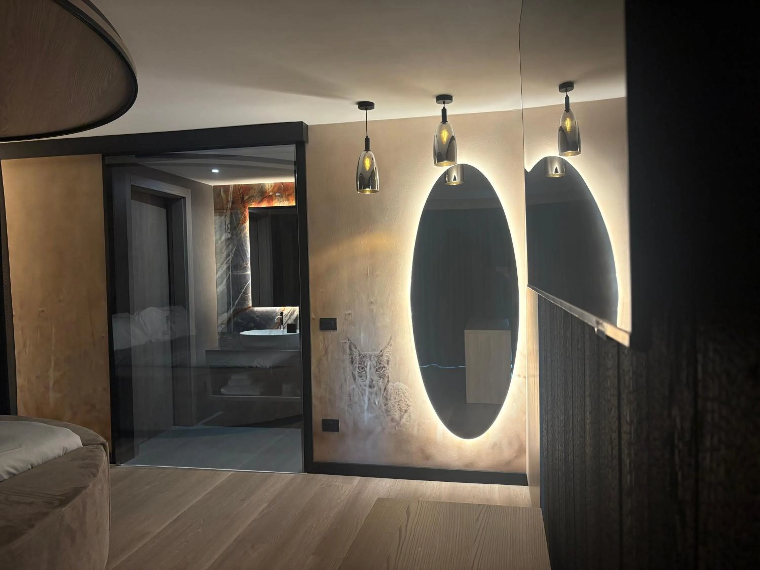 Bed in Hotel Rosengarten